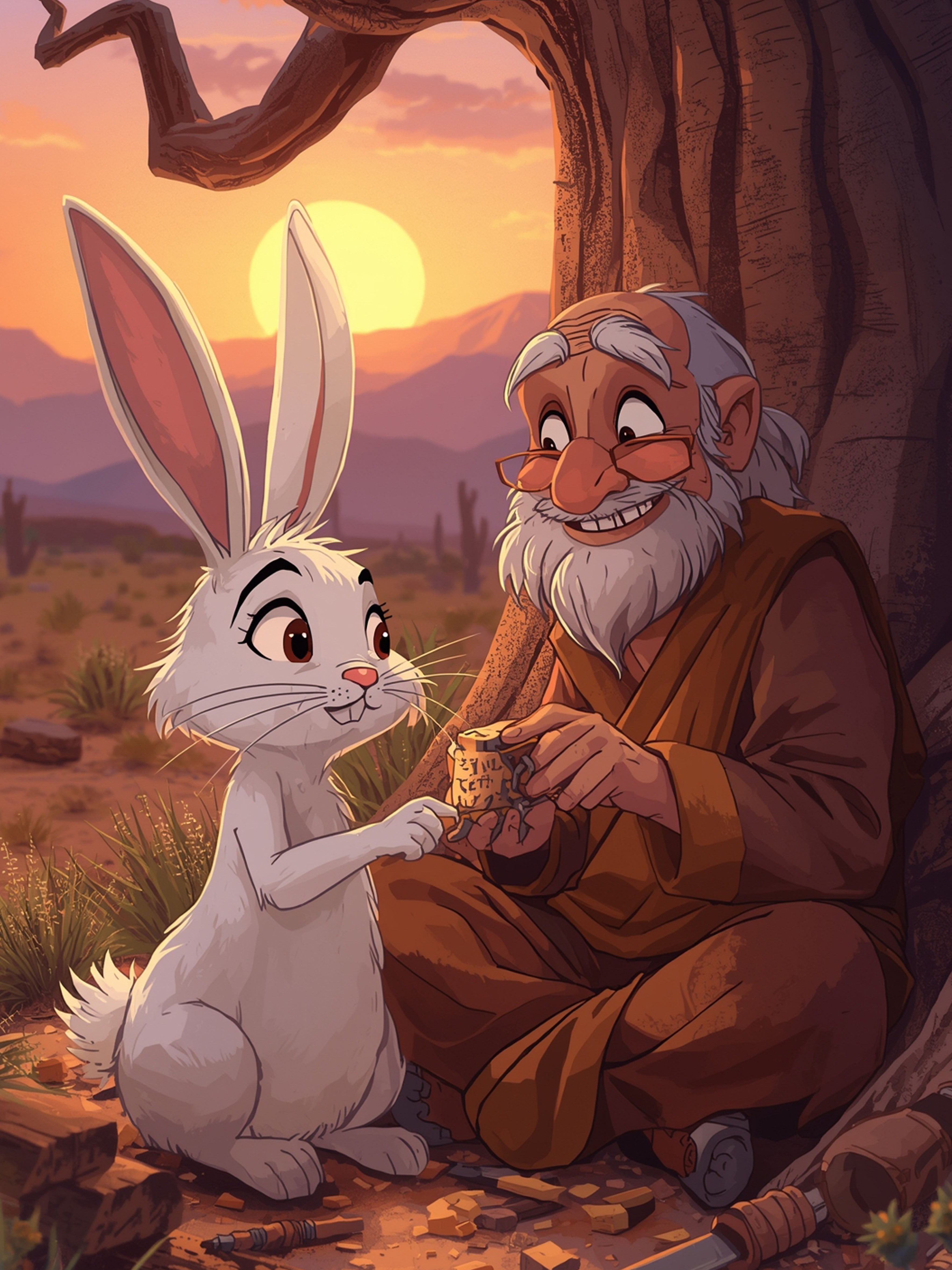 The Rabbit and the Rune Diamond Painting Kit