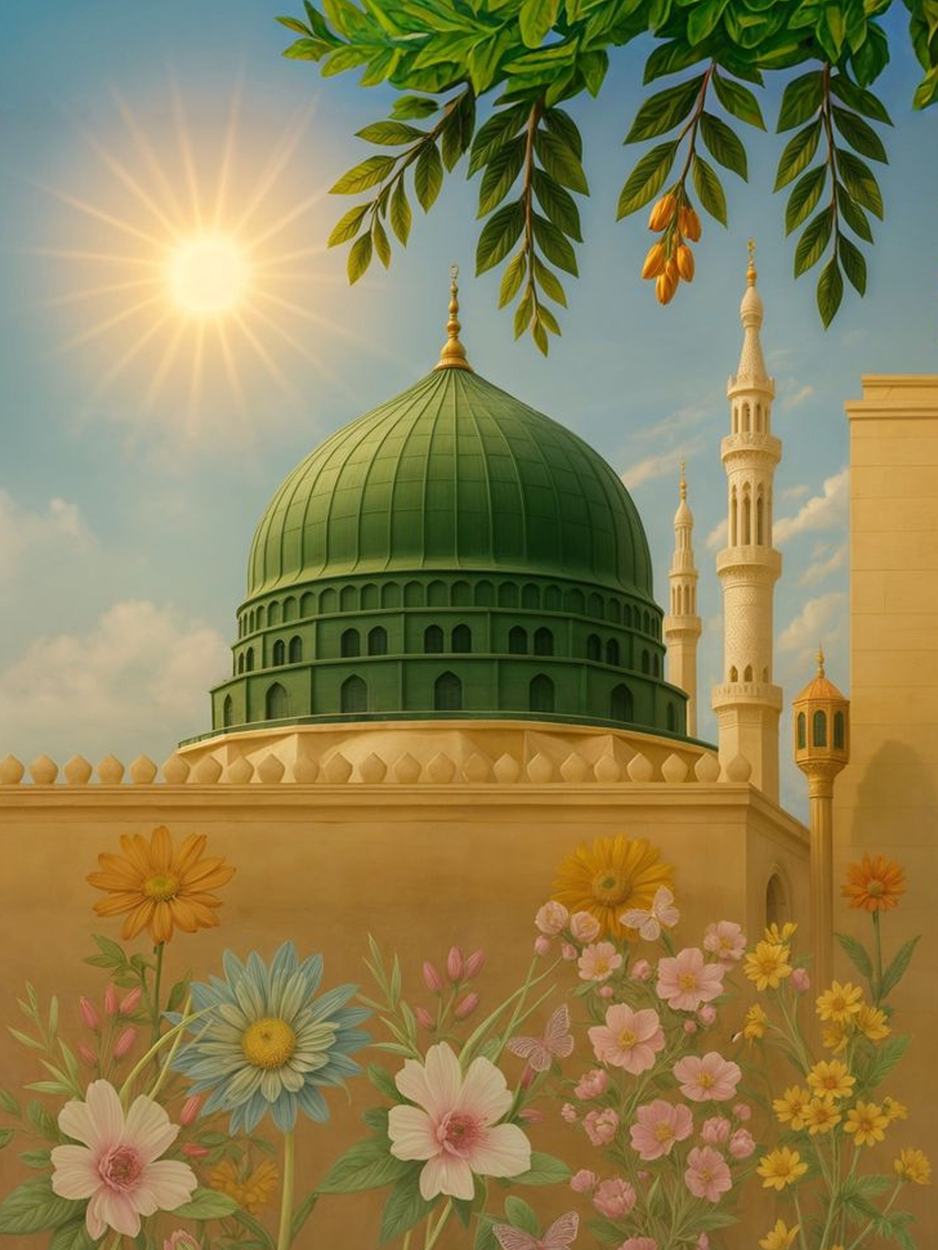 Radiance of Al-Masjid an-Nabawi Diamond Painting Kit