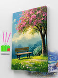 Beneath the Blossom Sky Diamond Painting Kit