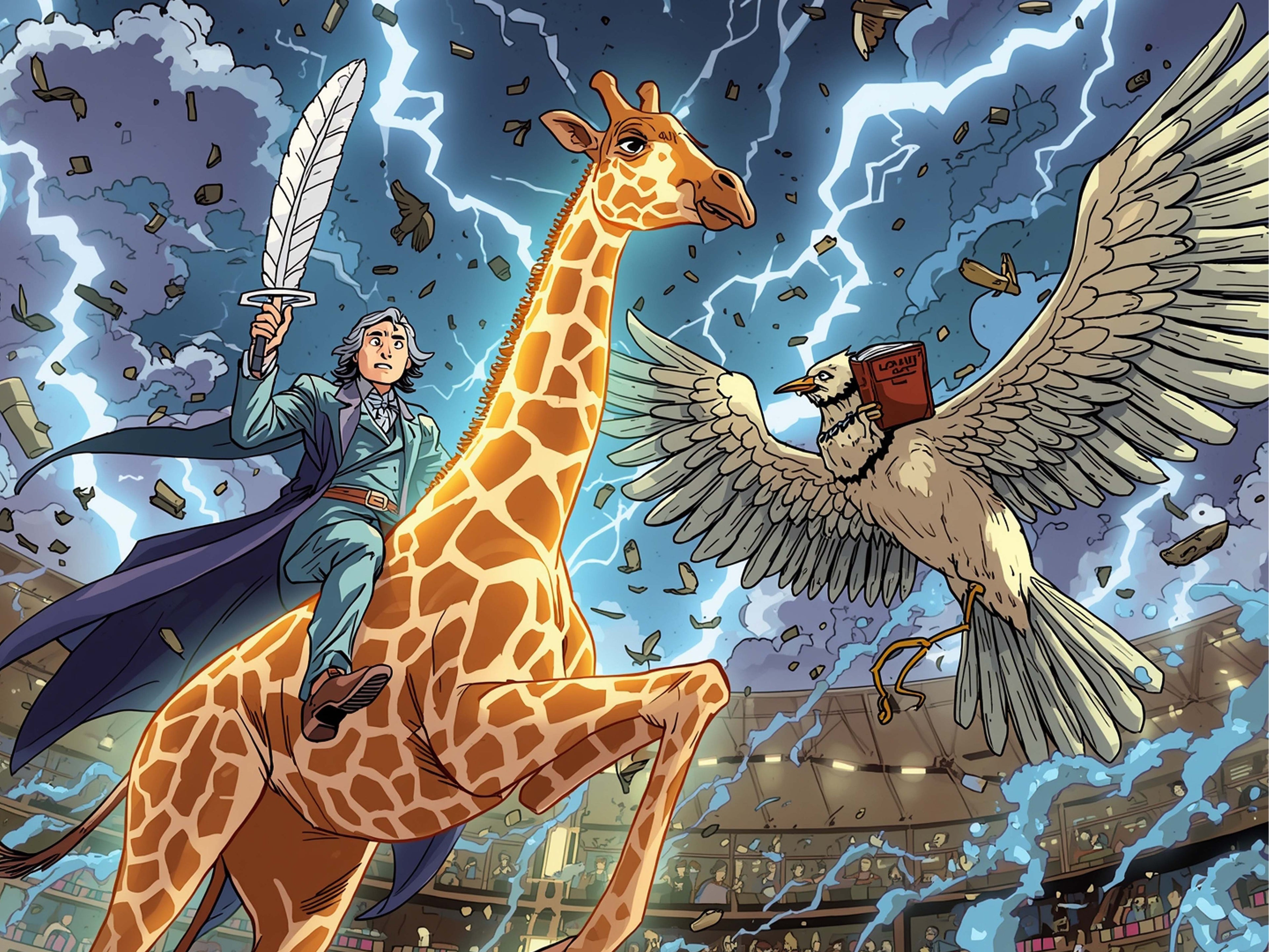 Battle of the Biblio beasts Diamond Painting Kit