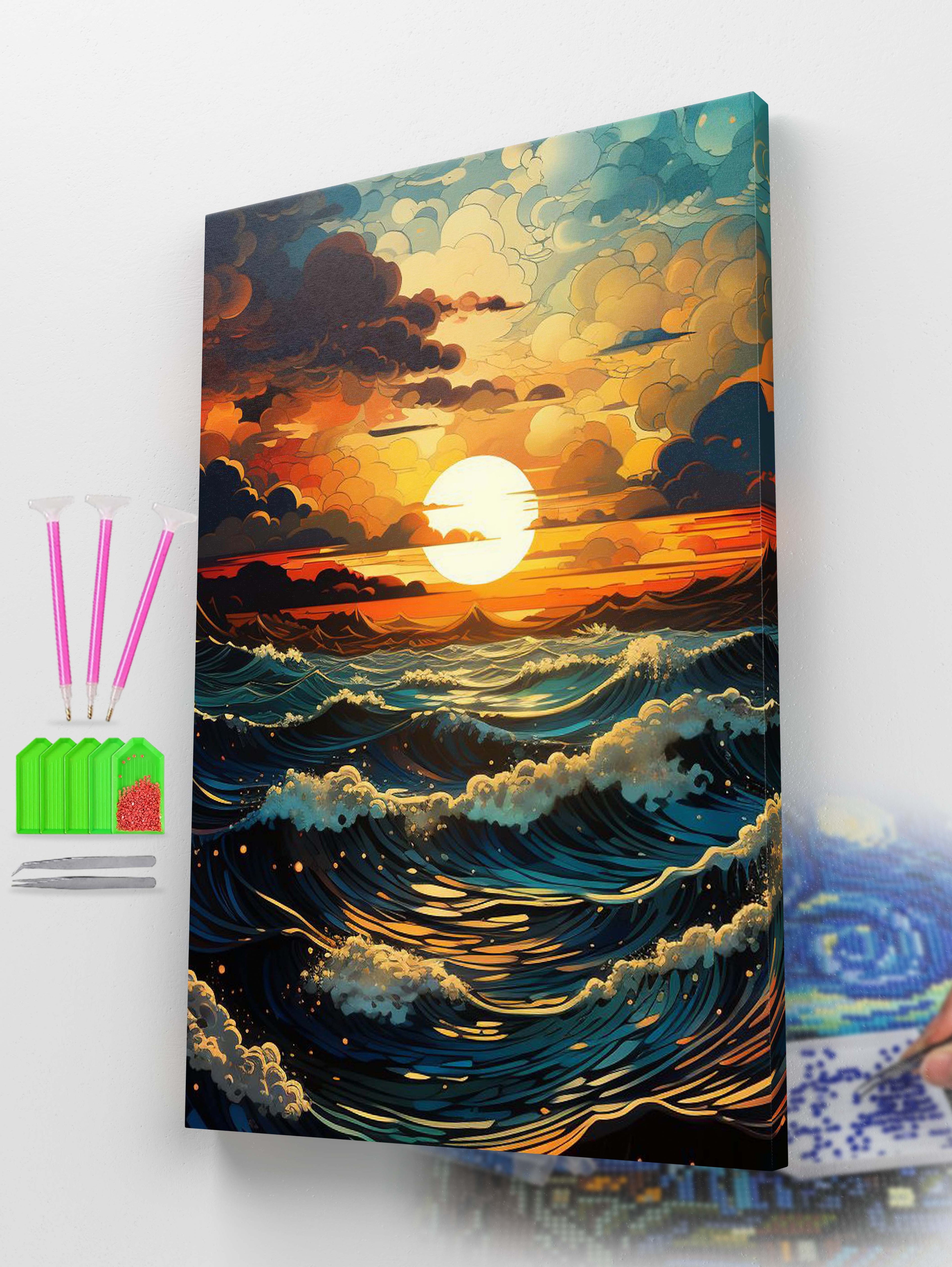 Sunset Tempest Diamond Painting Kit
