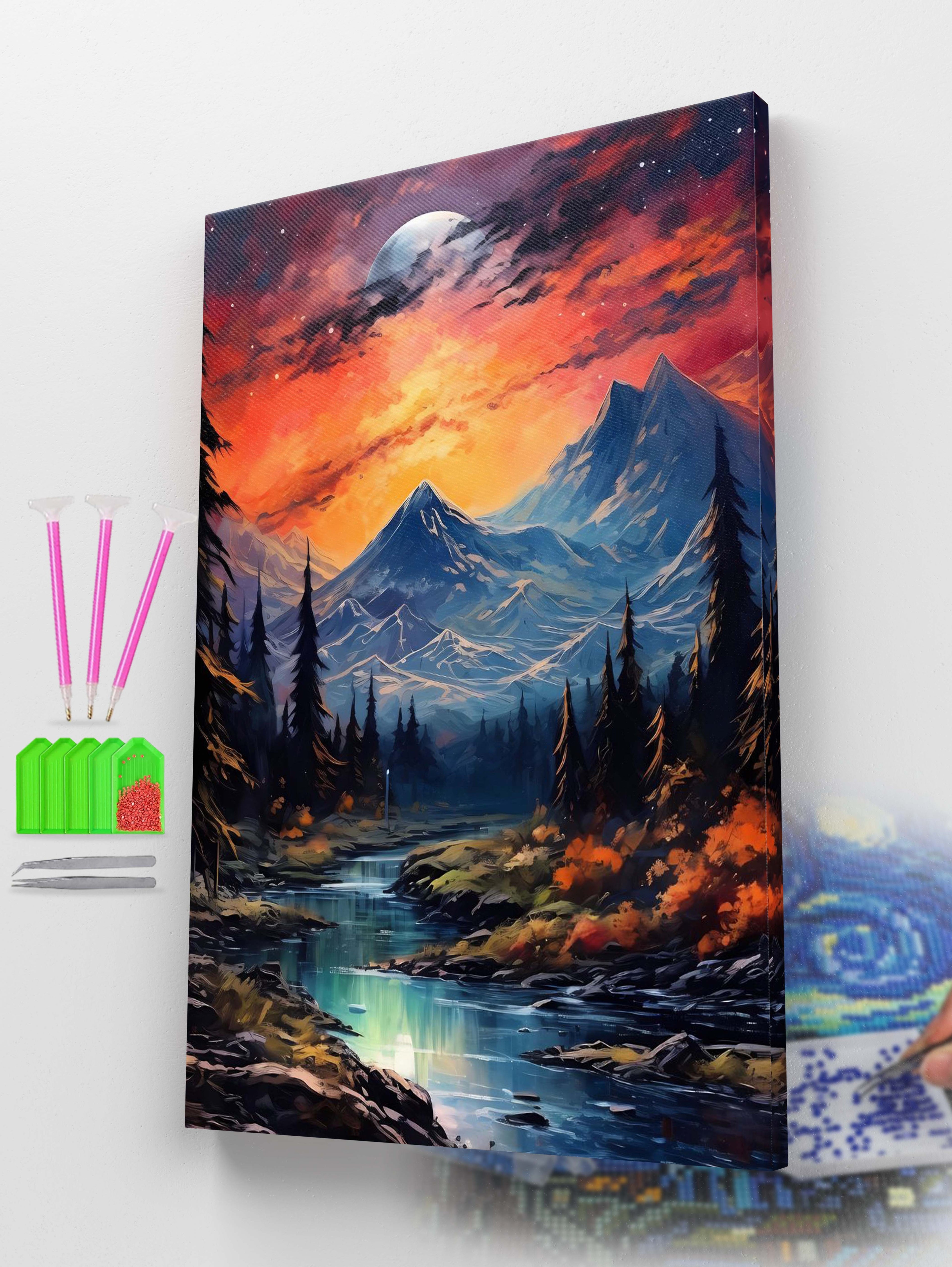 Whispers of the Dusk Mountains Diamond Painting Kit