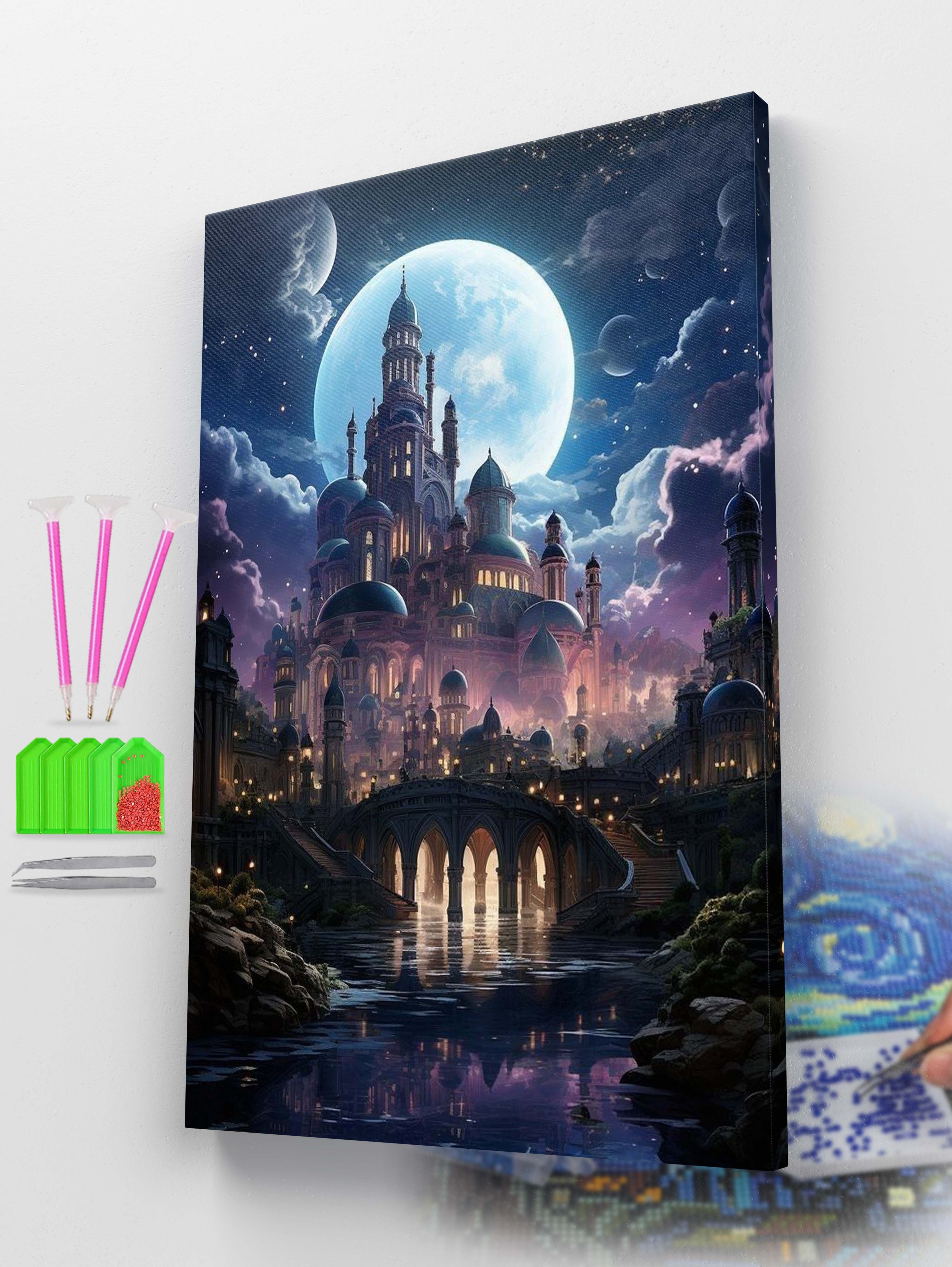 The Moonlight Citadel Diamond Painting Kit