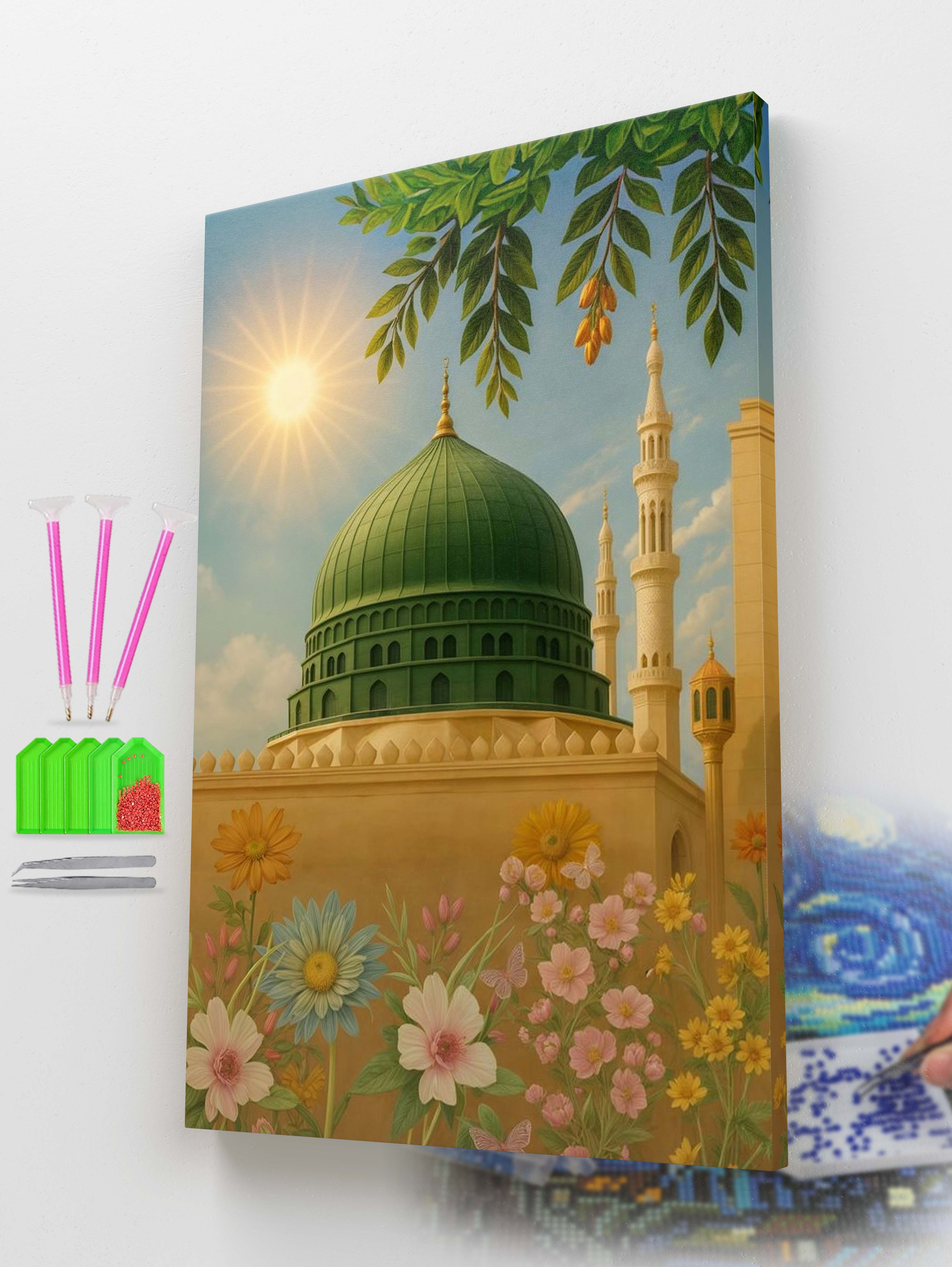 Radiance of Al-Masjid an-Nabawi Diamond Painting Kit