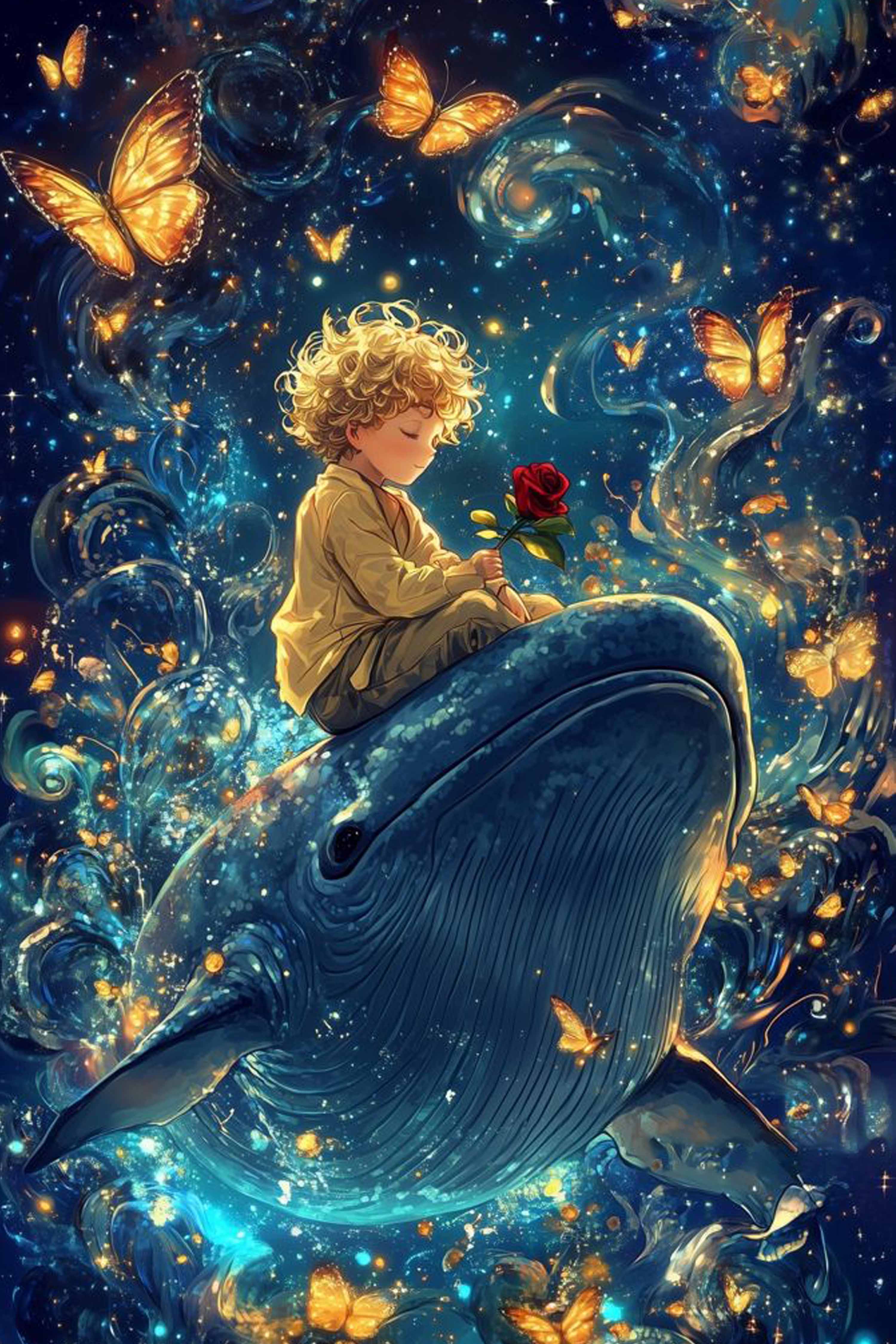 Child of the Night Sea Diamond Painting Kit