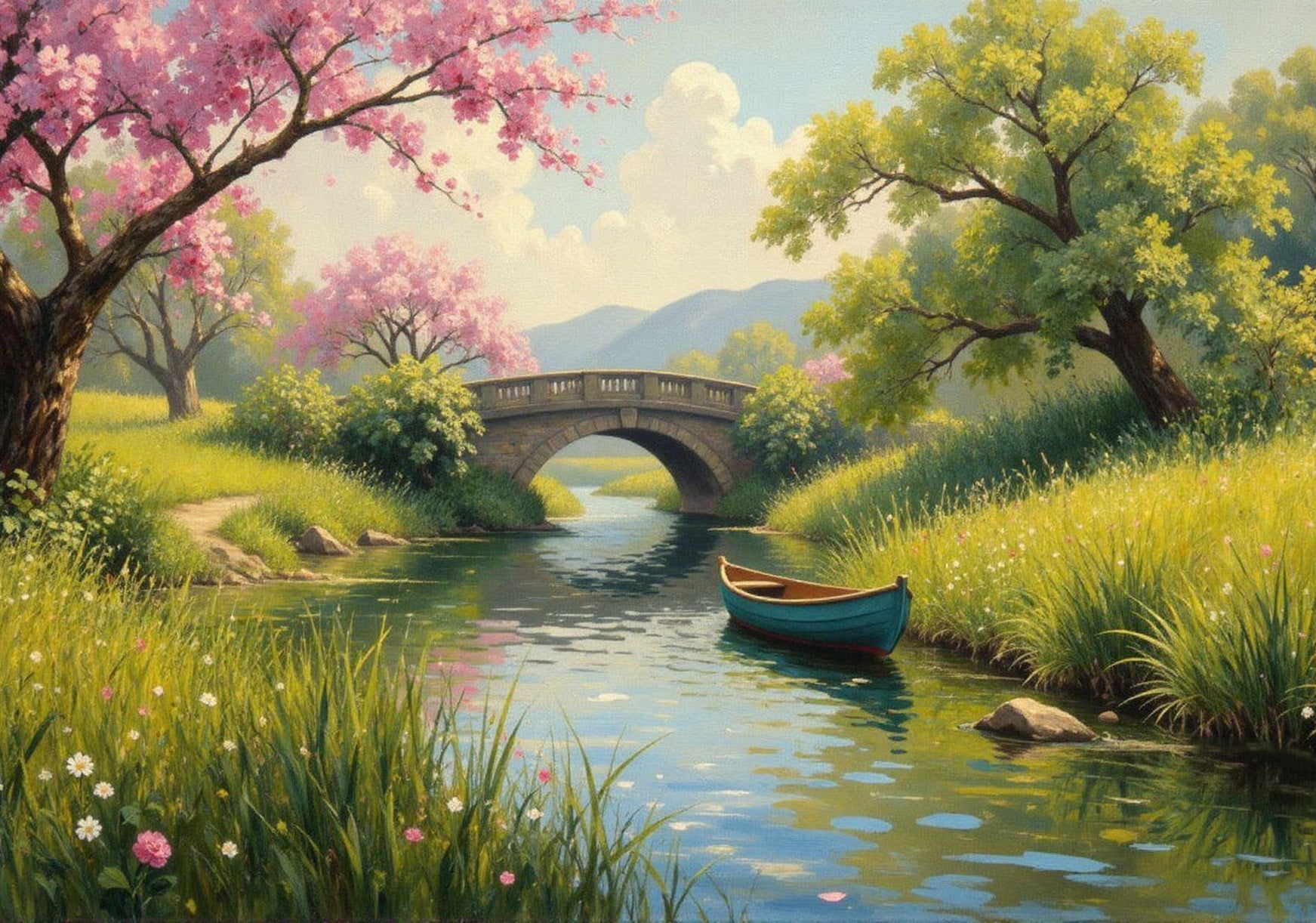 Spring's Gentle Embrace Diamond Painting Kit