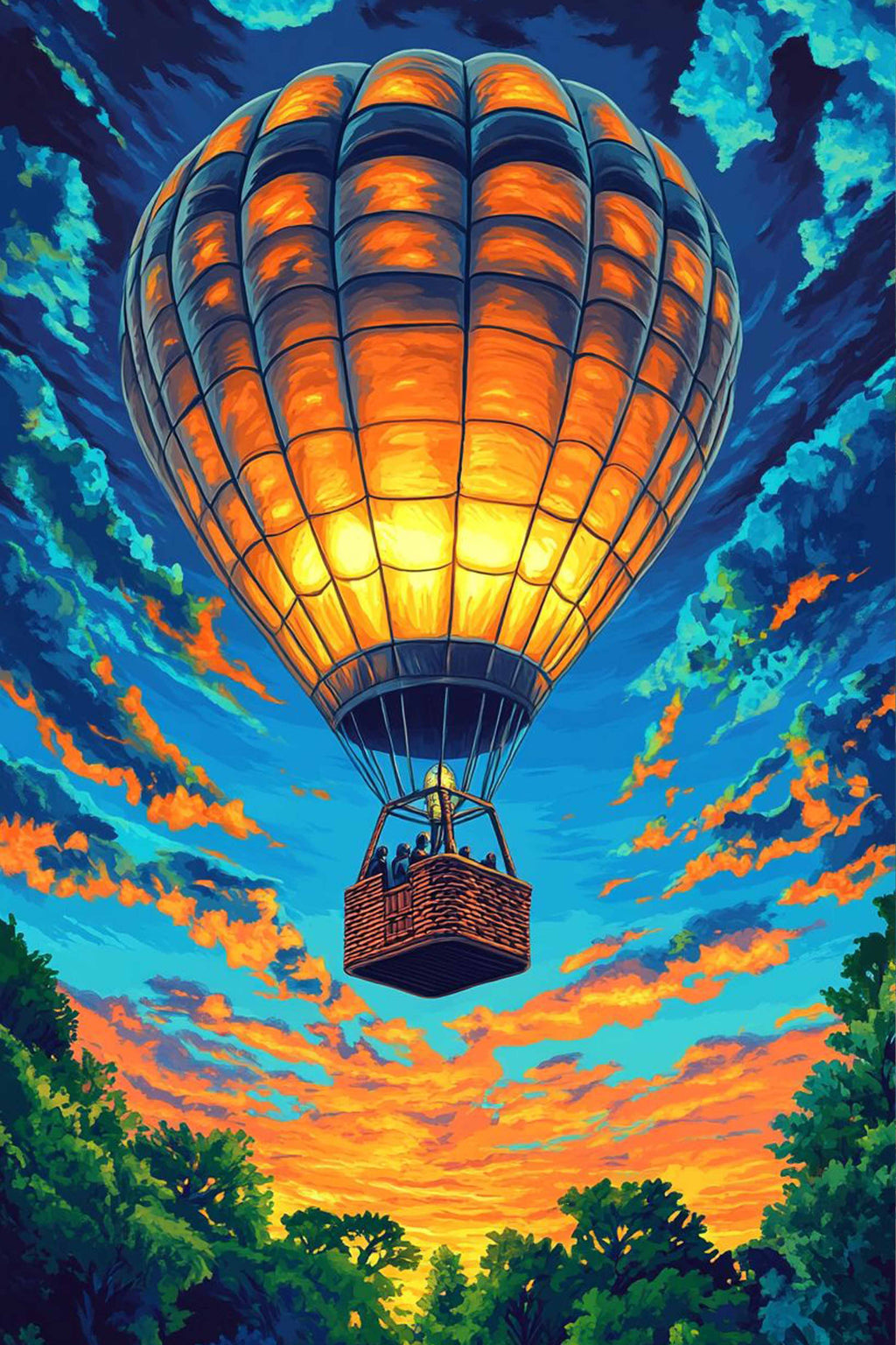 Ascend at Sunset Diamond Painting Kit