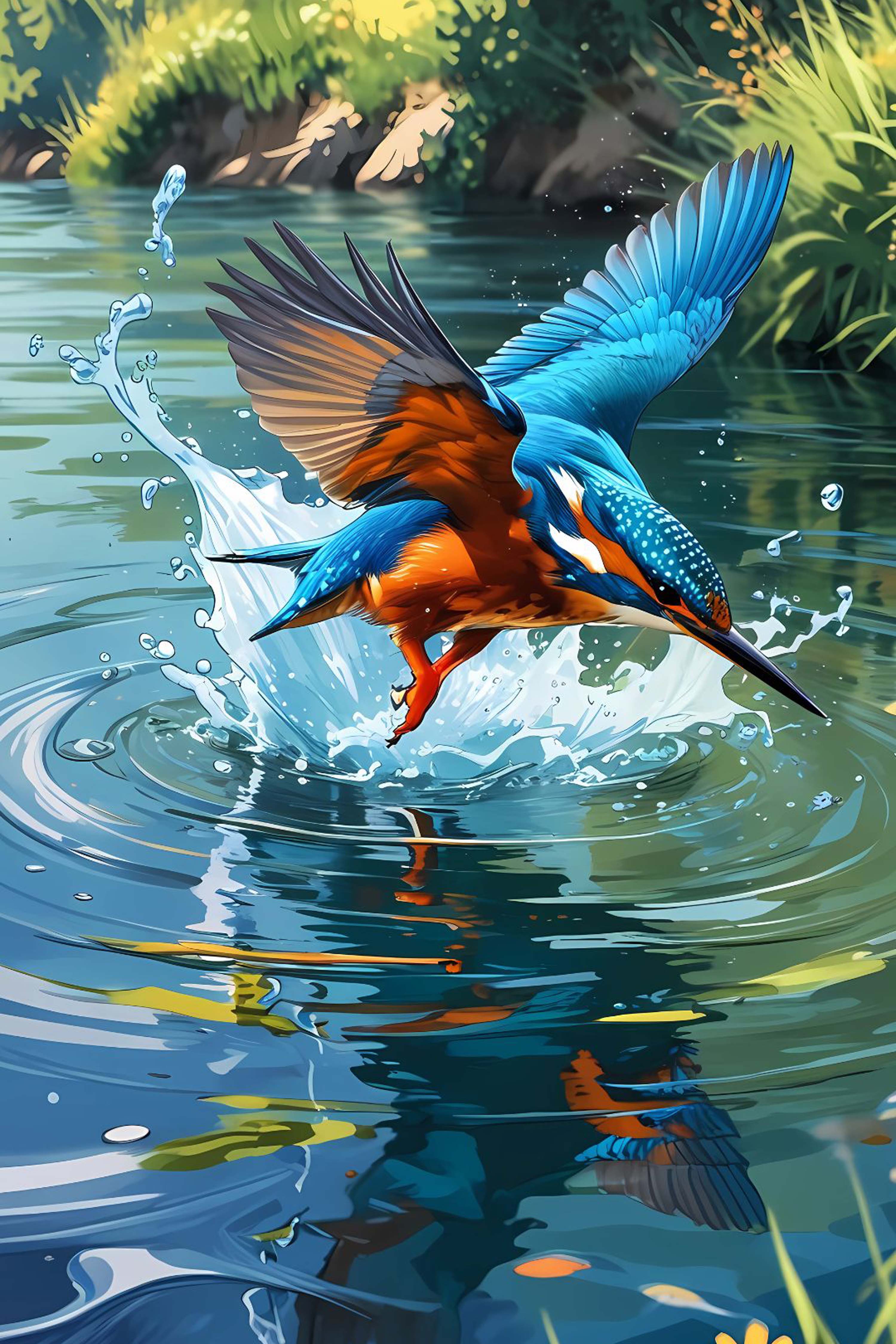 The Aquaflare Diamond Painting Kit