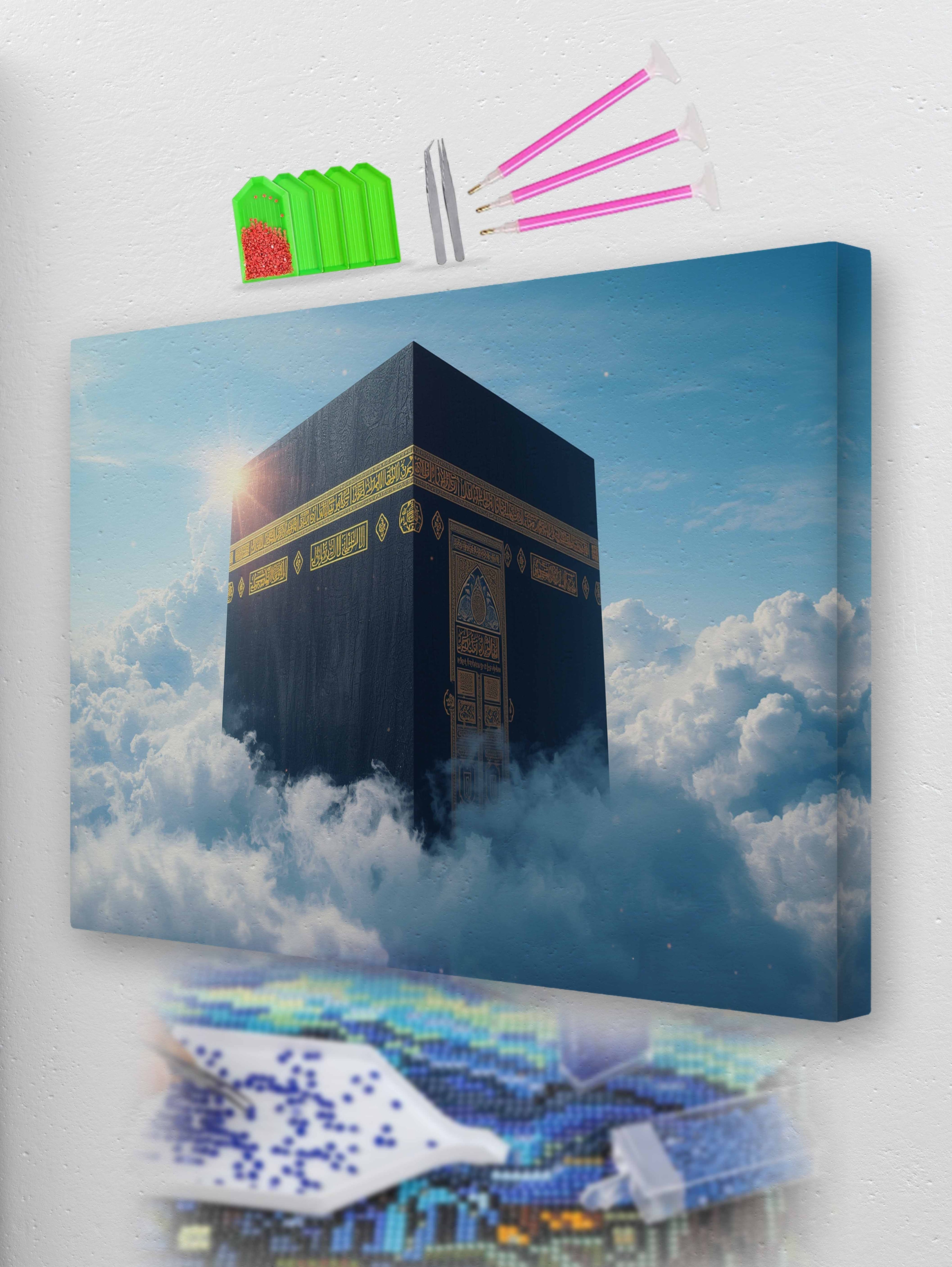 Kaaba Among the Clouds Diamond Painting Kit