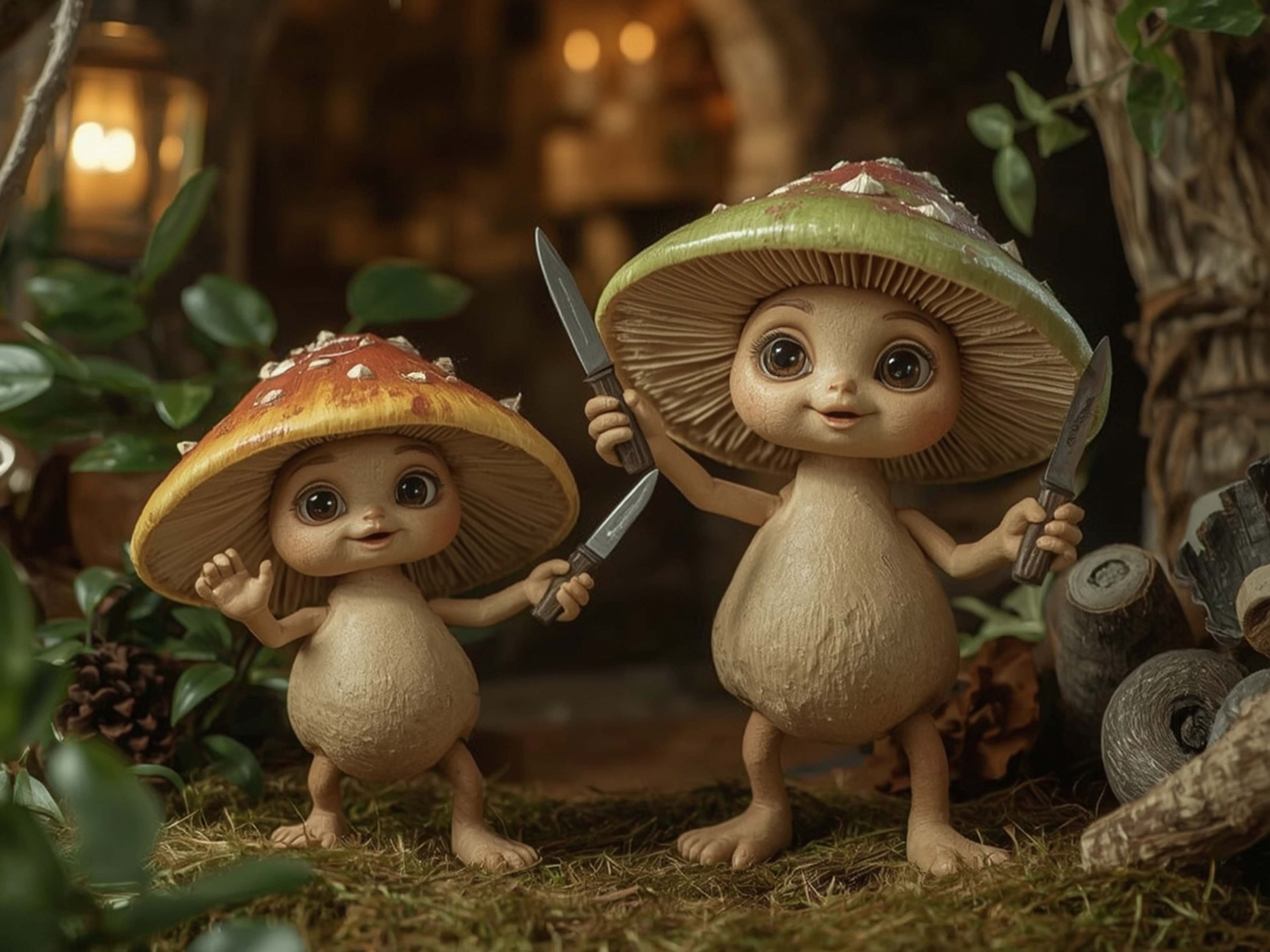 Mushroom Mischief Diamond Painting Kit