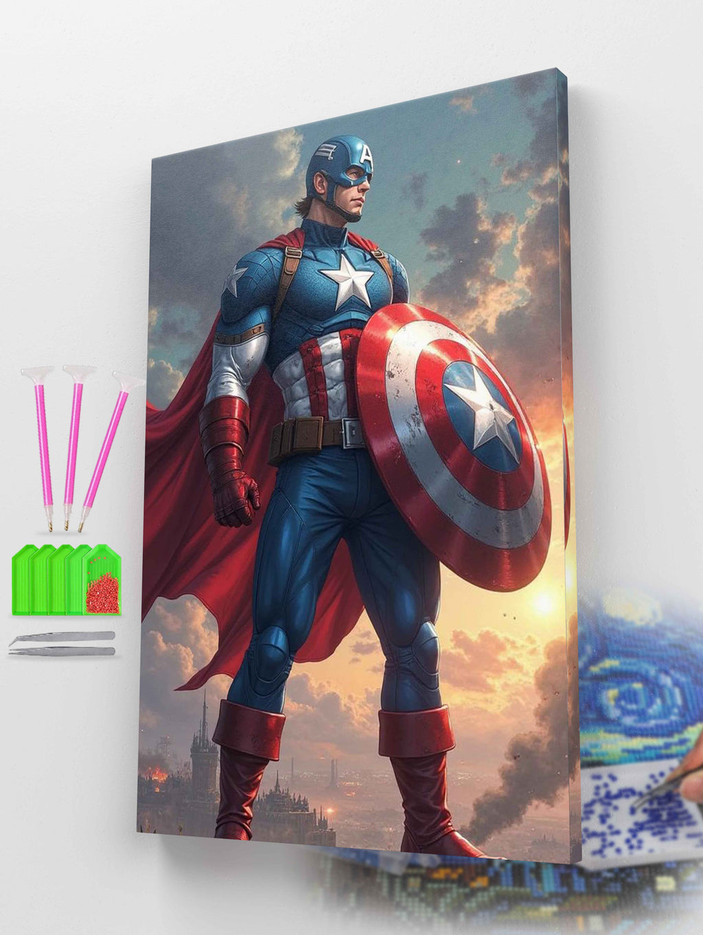 Crown of the Republic Diamond Painting Kit