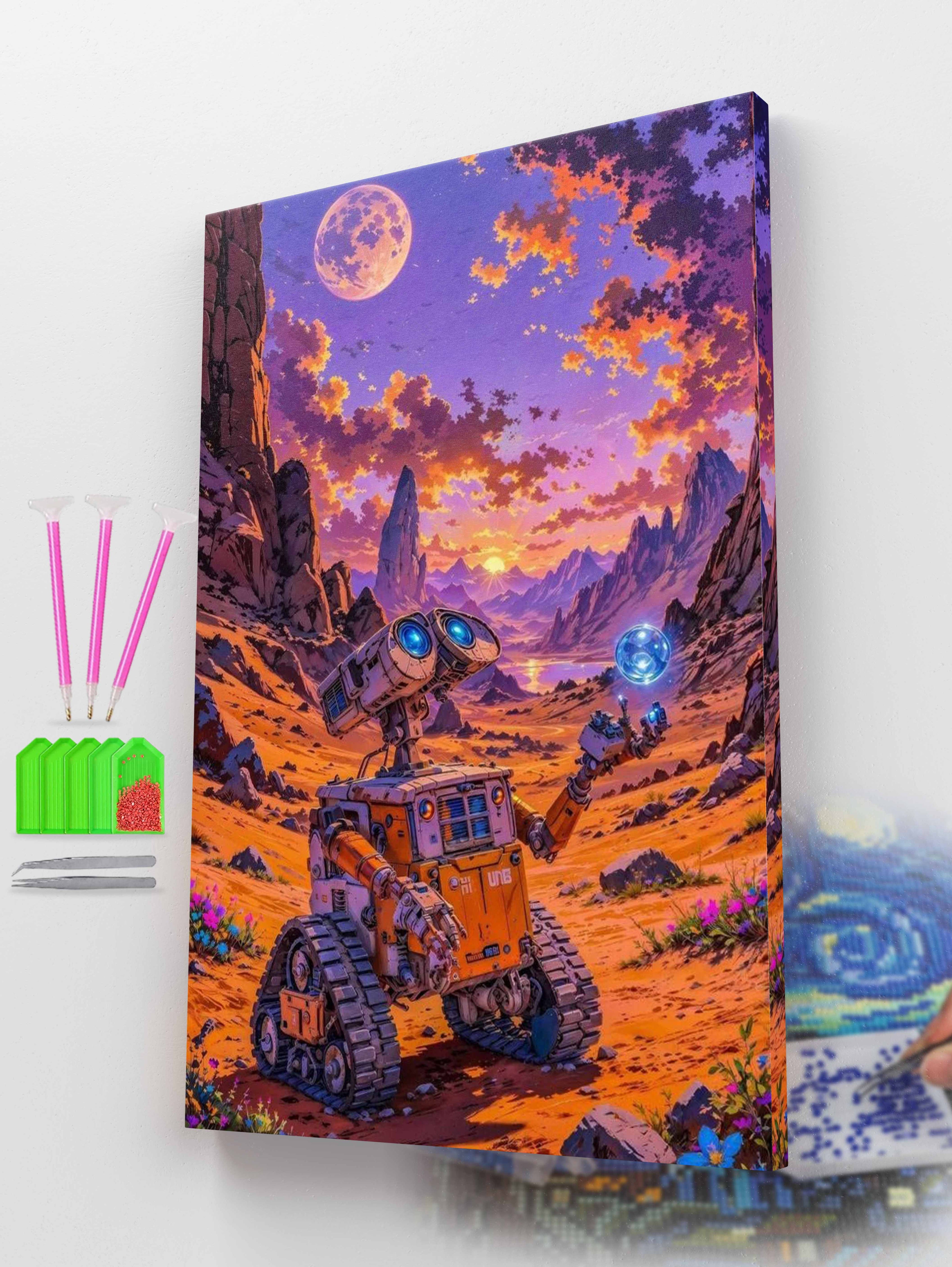 Sunset on Mars Diamond Painting Kit