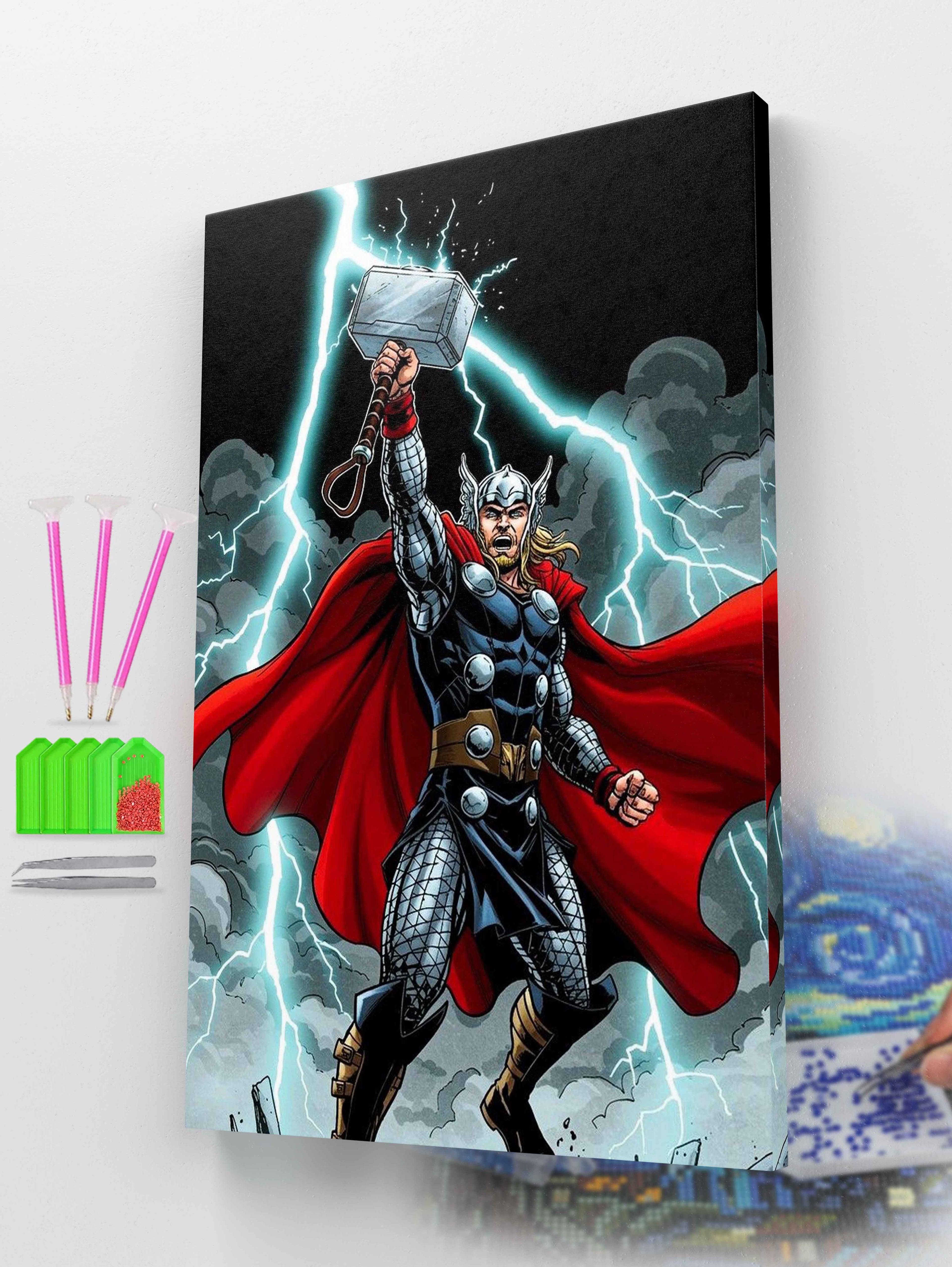 God of Thunder Diamond Painting Kit
