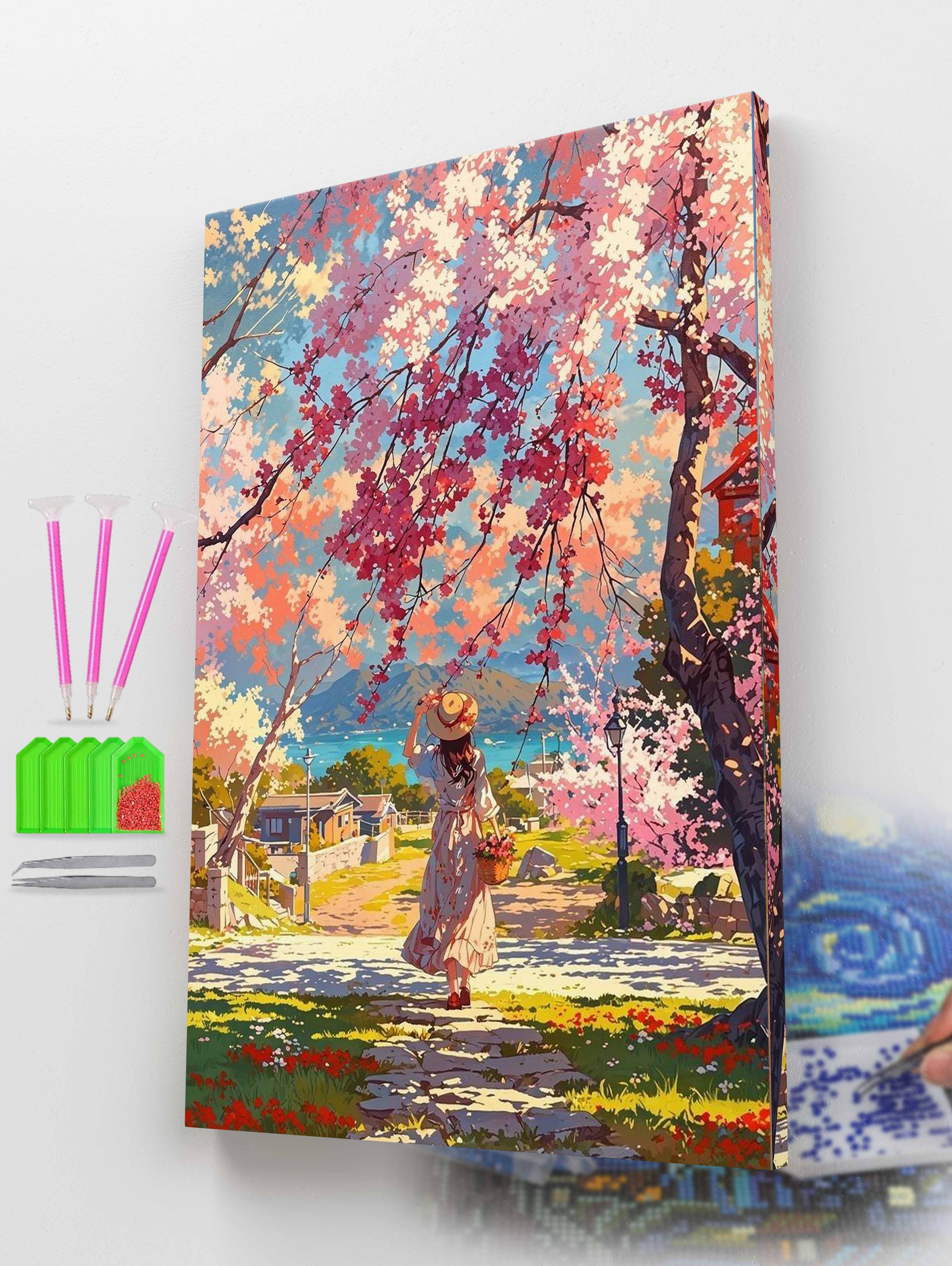 Spring Blossoms Diamond Painting Kit
