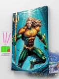 Aquaman with Golden Trident Diamond Painting Kit