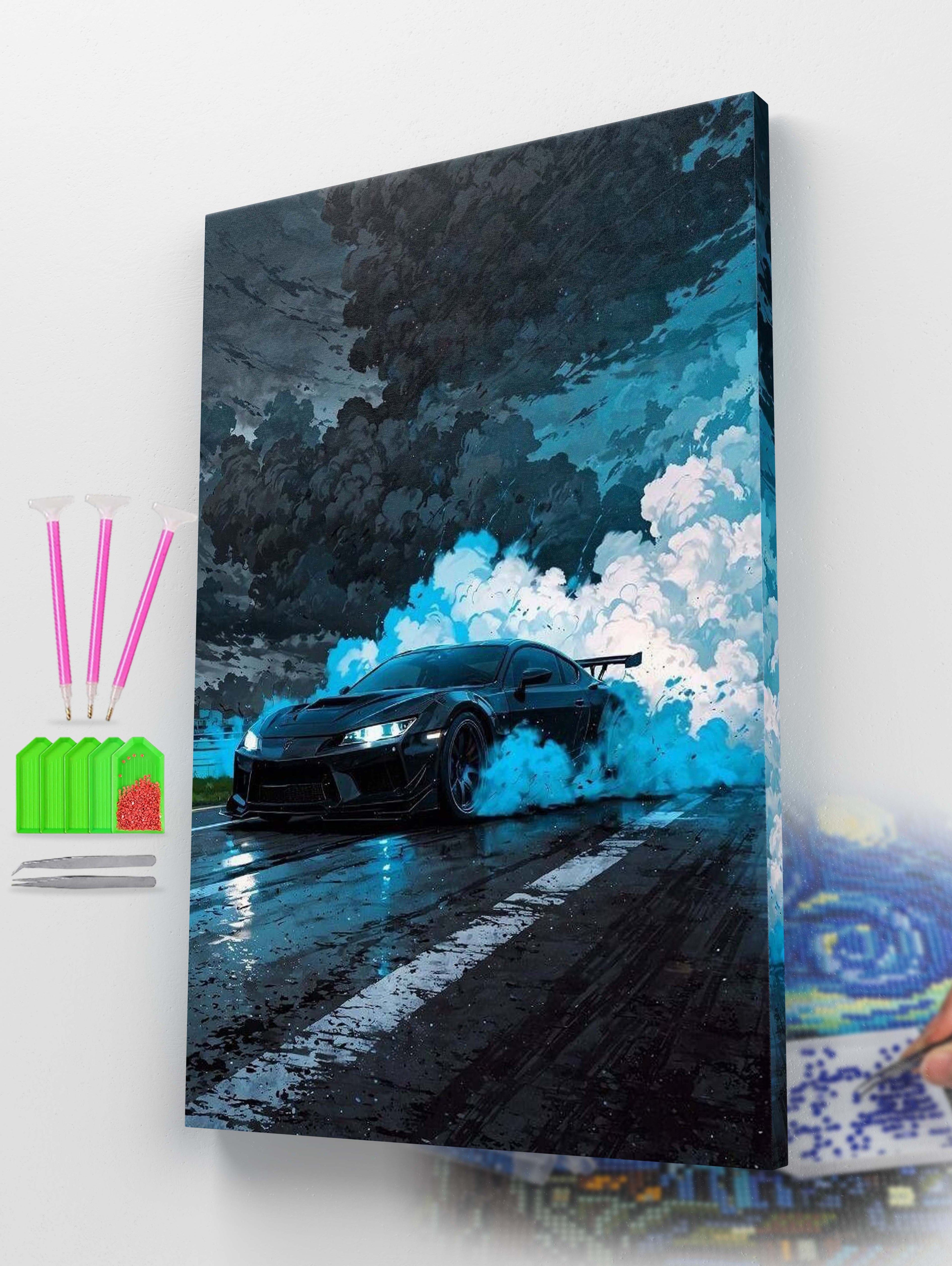 Smoke & Thunder Diamond Painting Kit