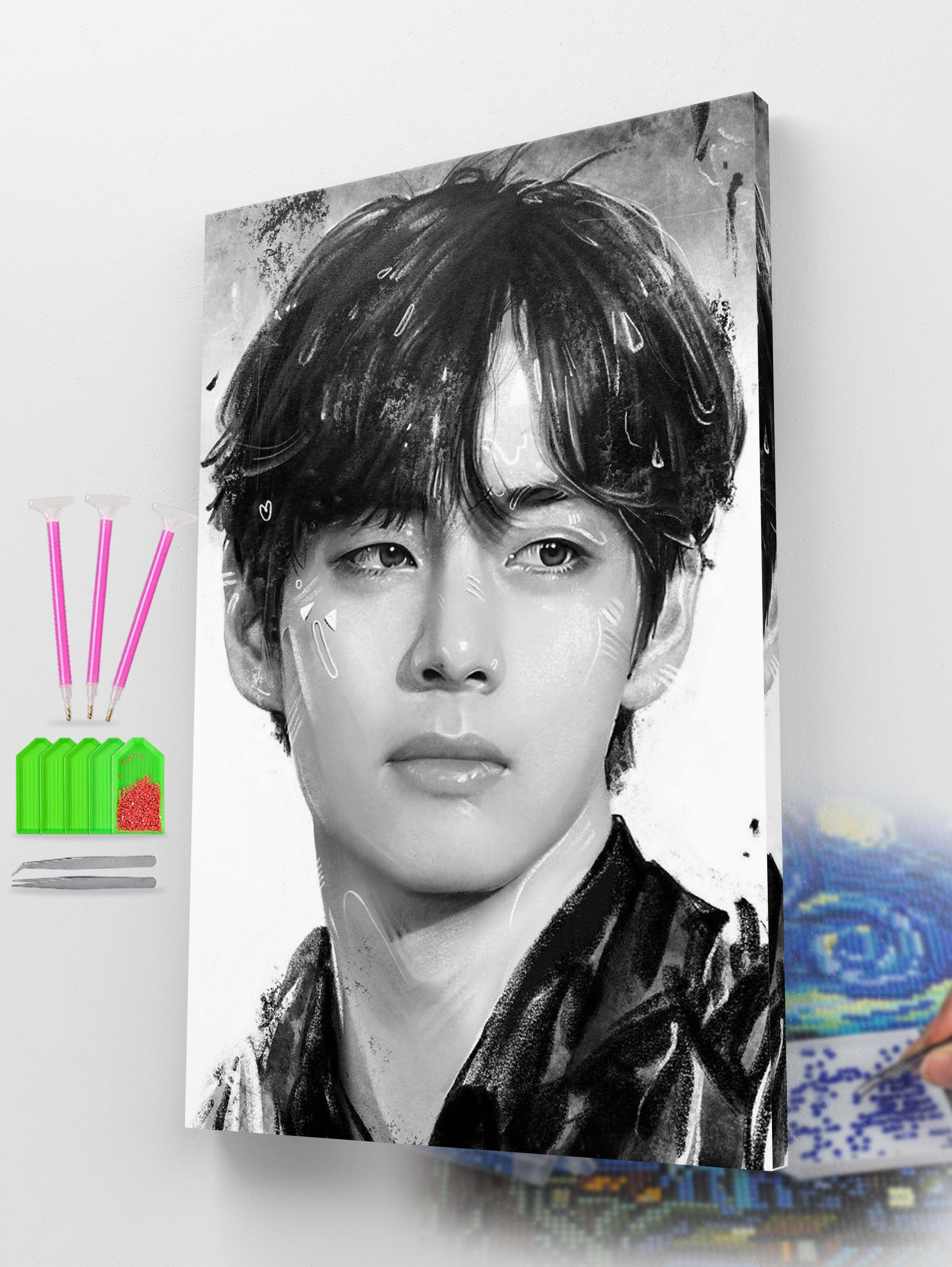 Monochrome Elegance Diamond Painting Kit