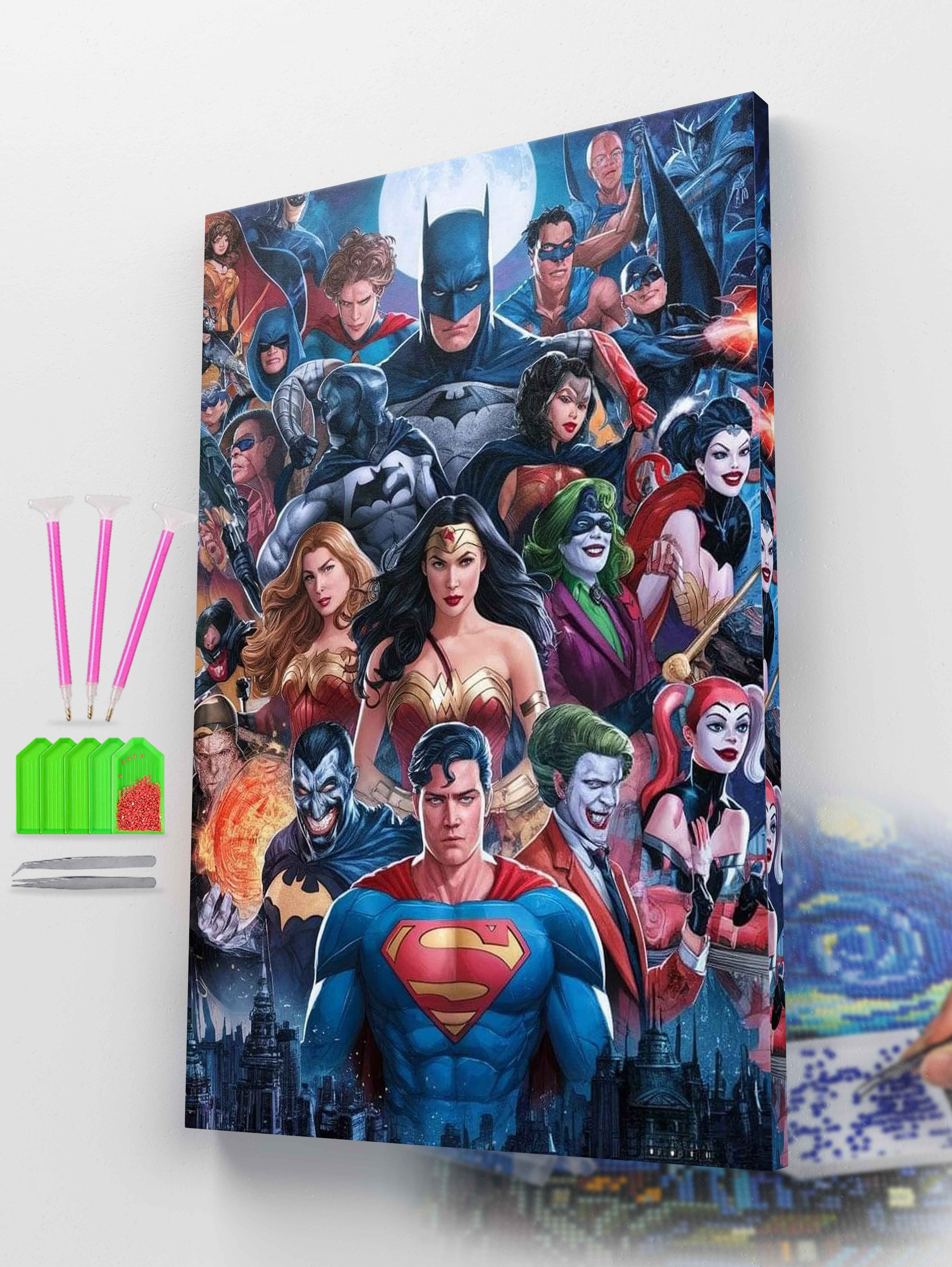 Both heroes & villains Diamond Painting Kit