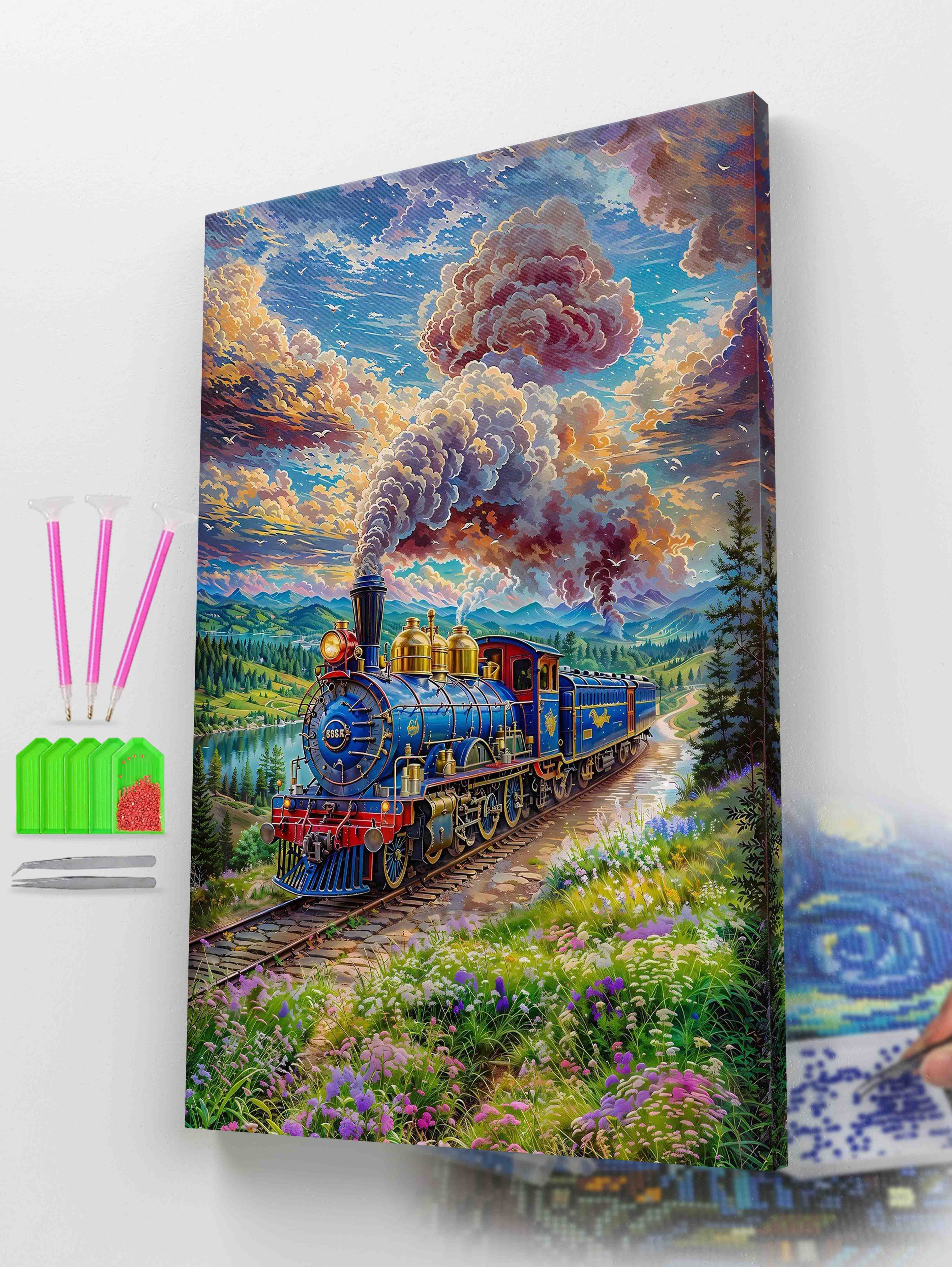 Whispers of the Steam Diamond Painting Kit