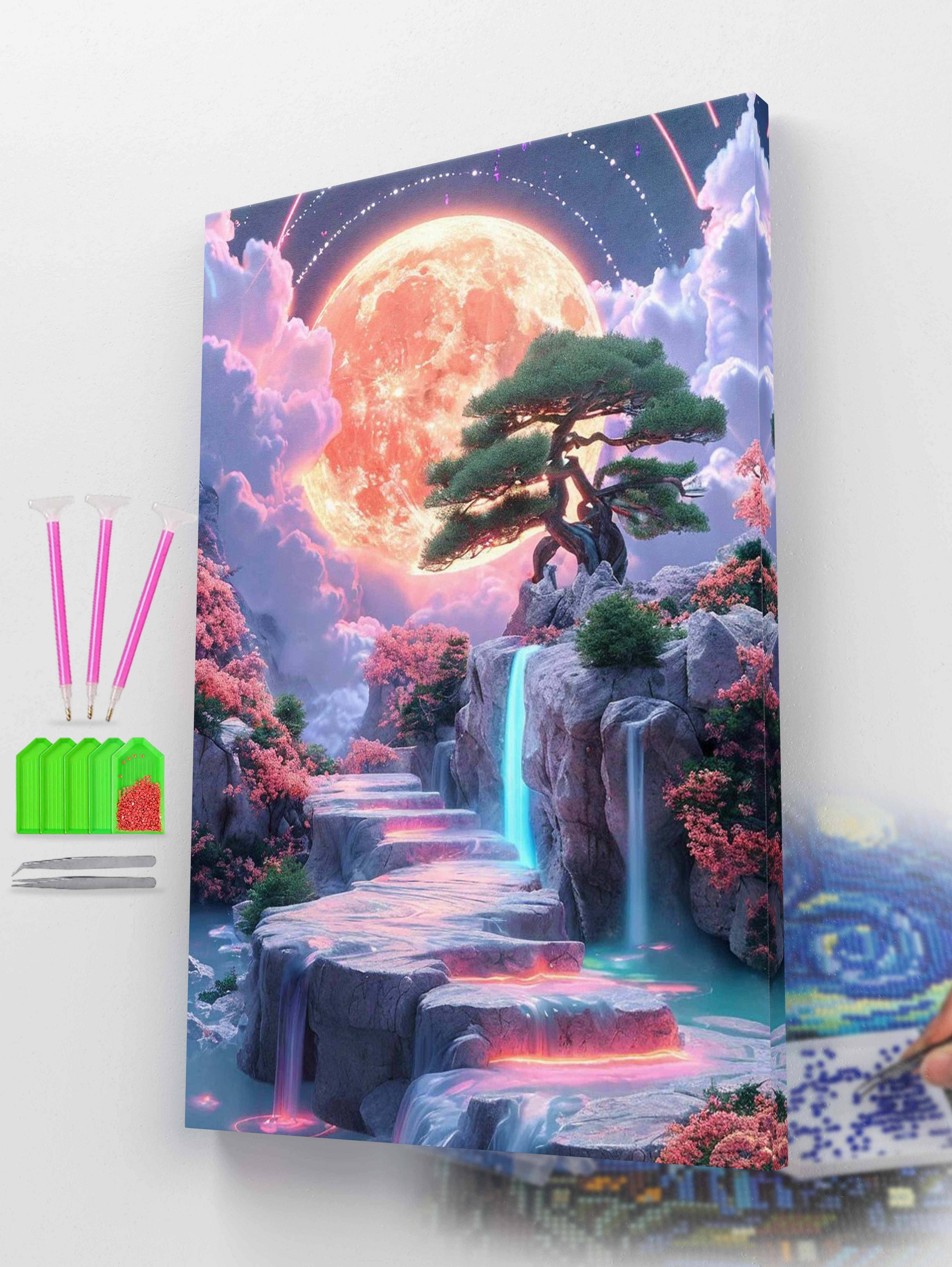 Pathway to the Moon Diamond Painting Kit