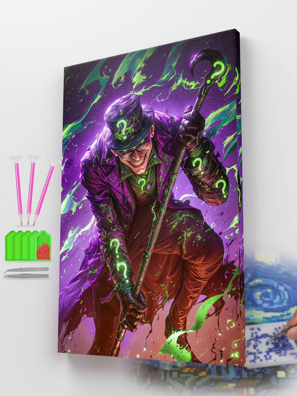 DC’s Riddler with Question Cane Diamond Painting Kit