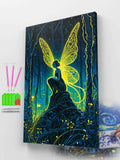 Enchanted Forest Fairy Glow Diamond Painting Kit