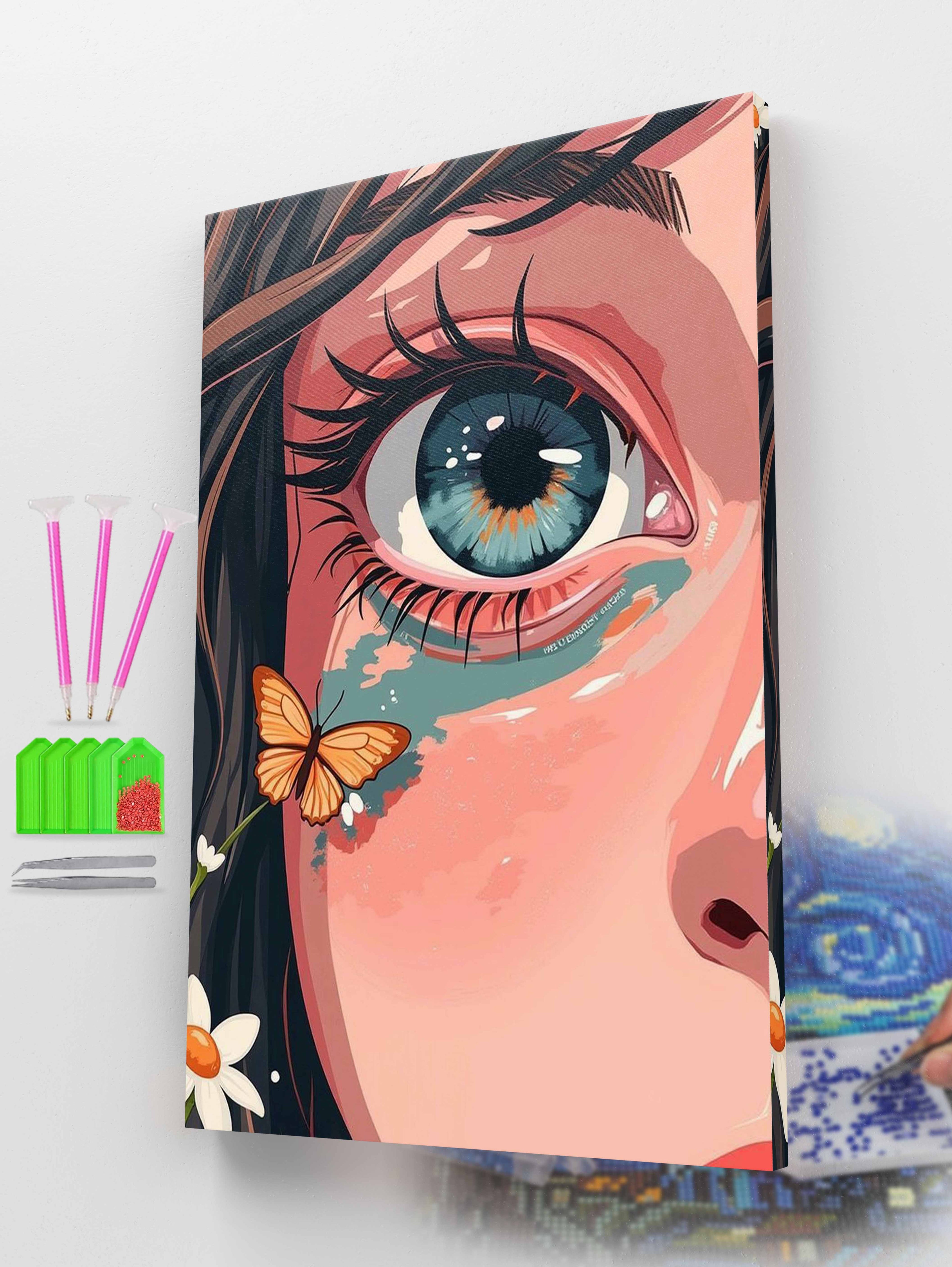 Butterfly Tears Diamond Painting Kit