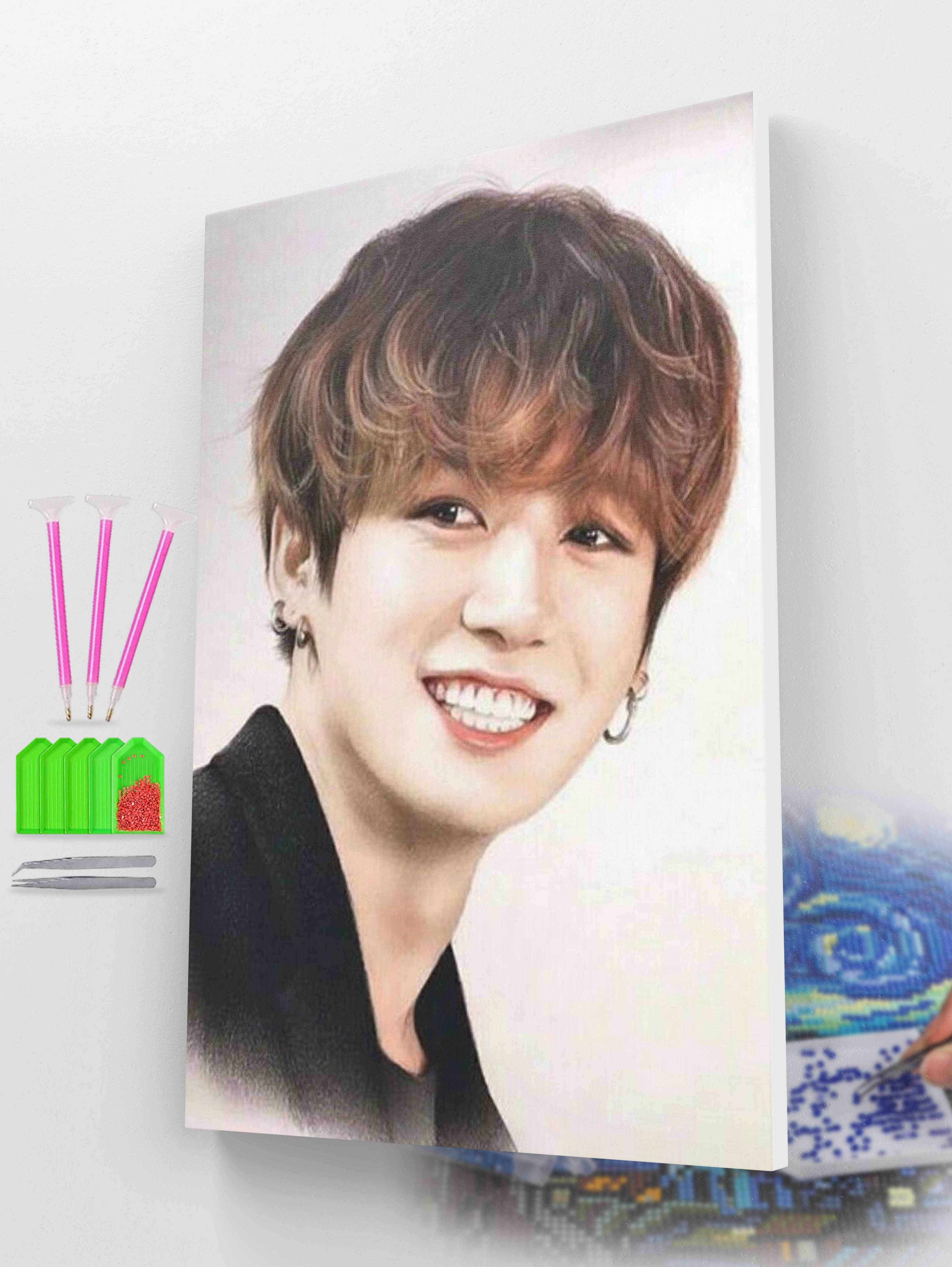 Jungkook Radiant Smile Diamond Painting Kit