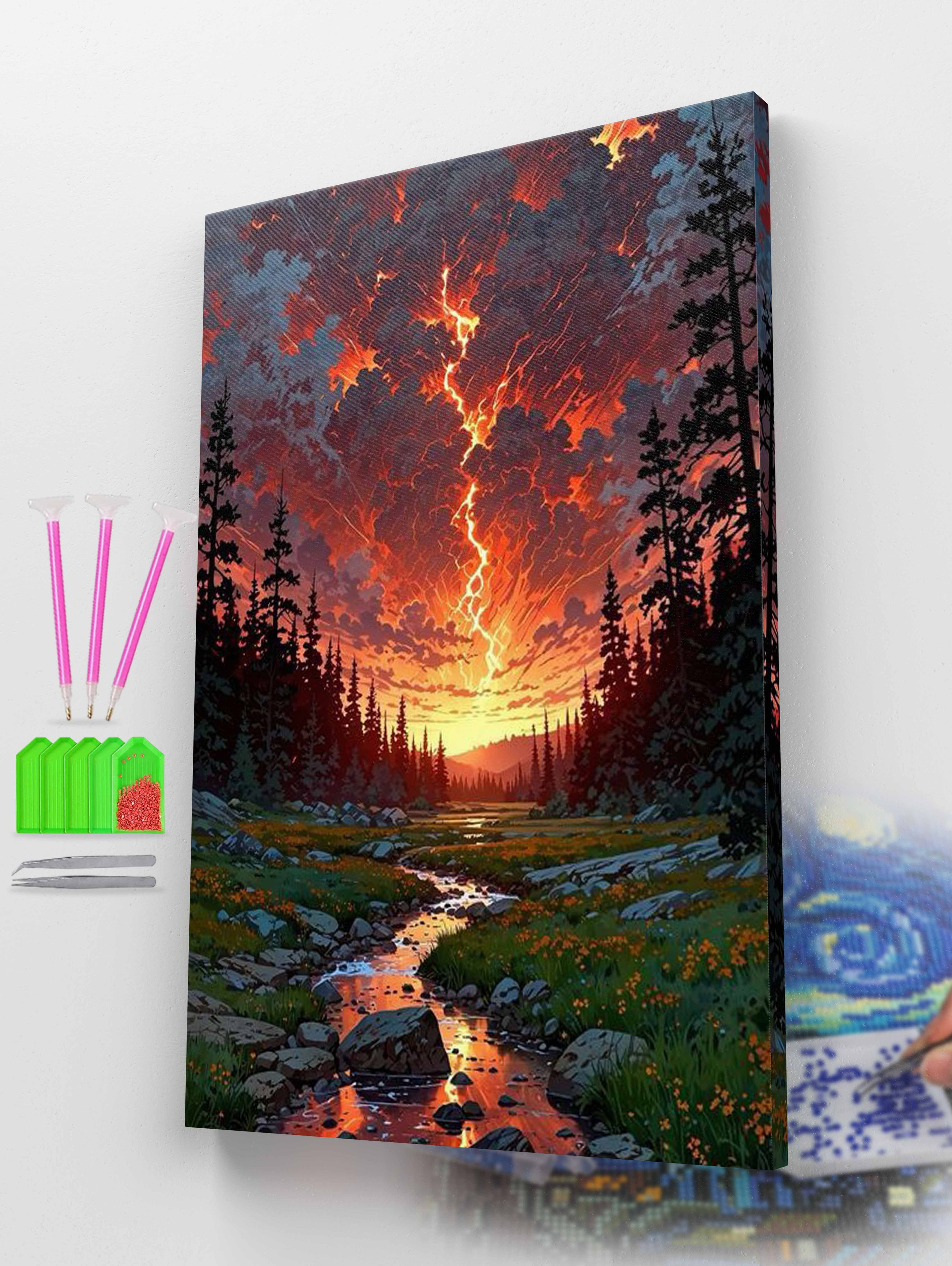 Skyfire Awakening Diamond Painting Kit