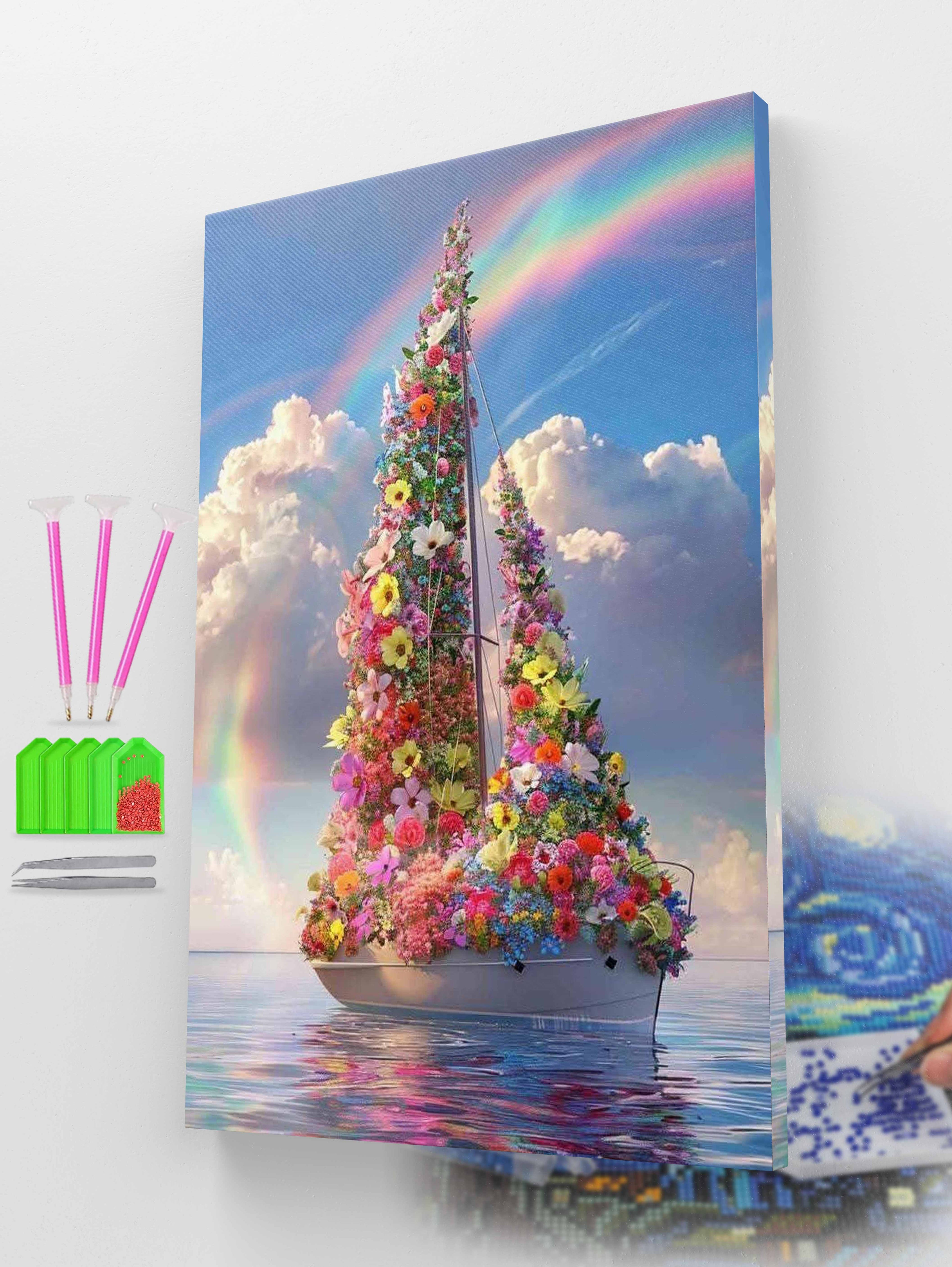 Sailing into Bloom Diamond Painting Kit