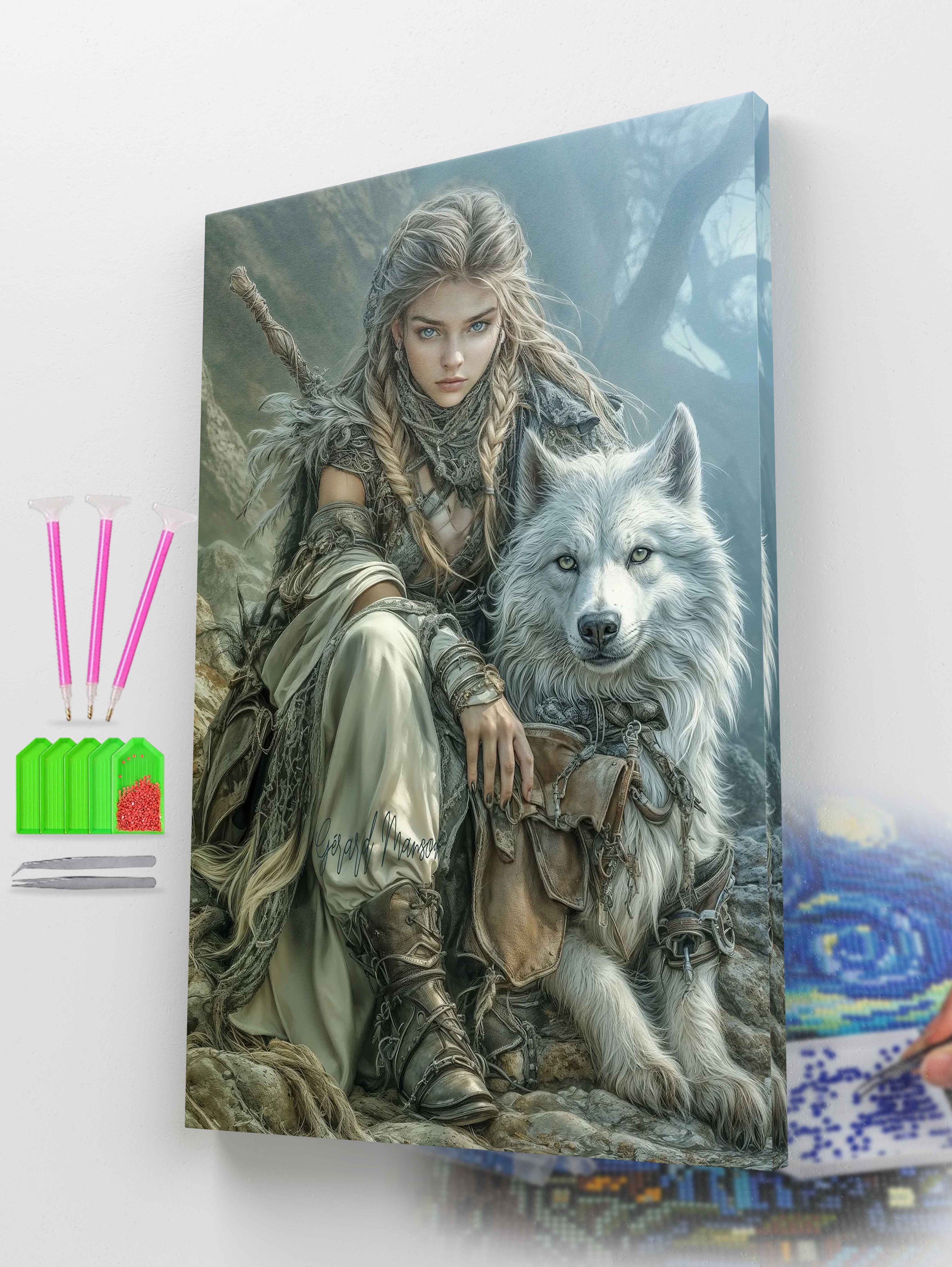 Valkyrie Warrior Diamond Painting Kit