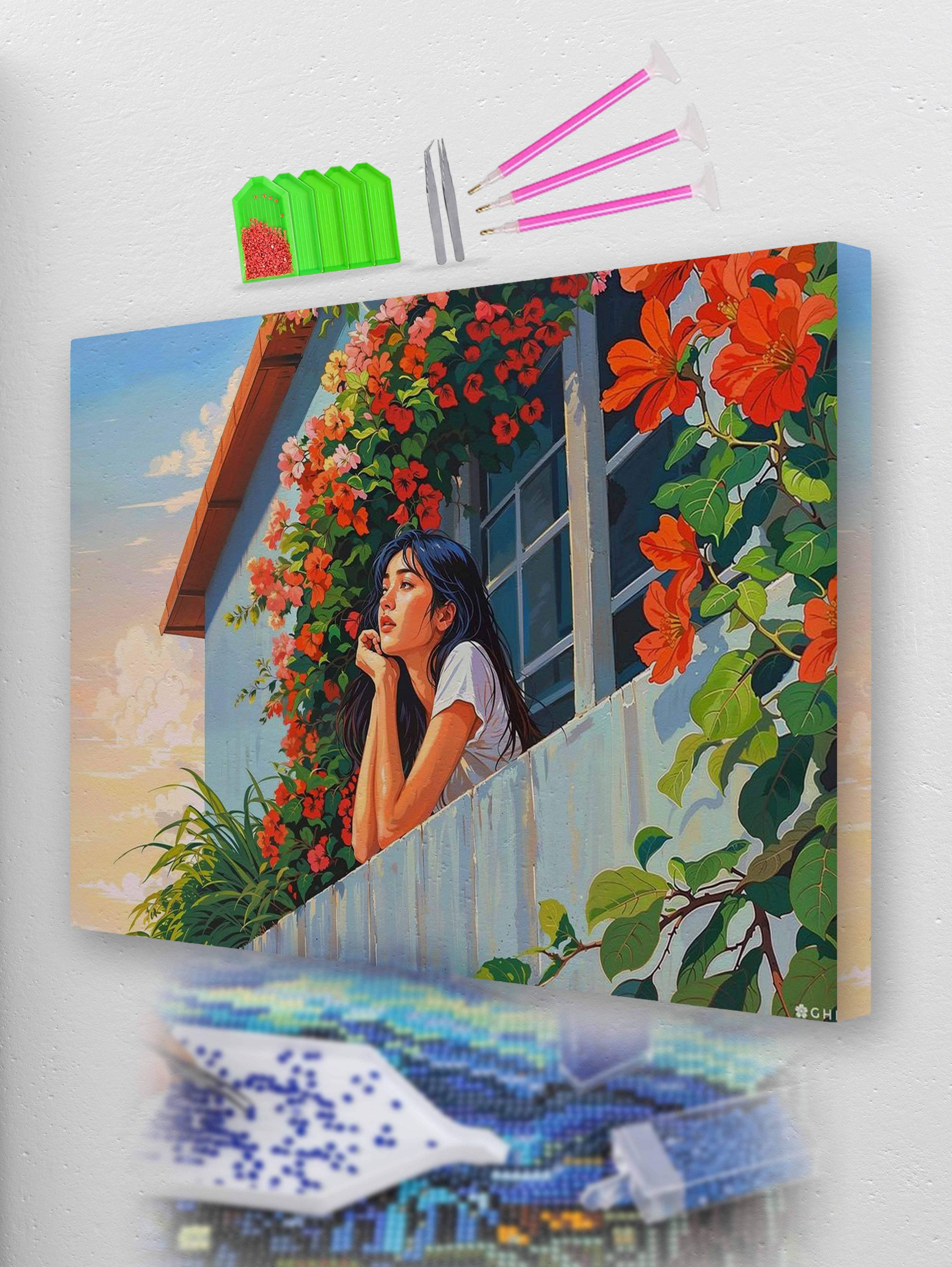 Blossoms at Dusk Diamond Painting Kit