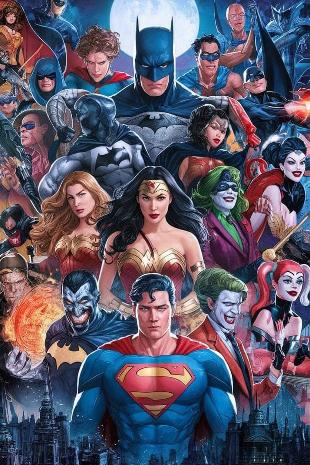 Both heroes & villains Diamond Painting Kit