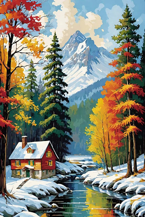 Autumn’s Last Embrace Diamond Painting Kit