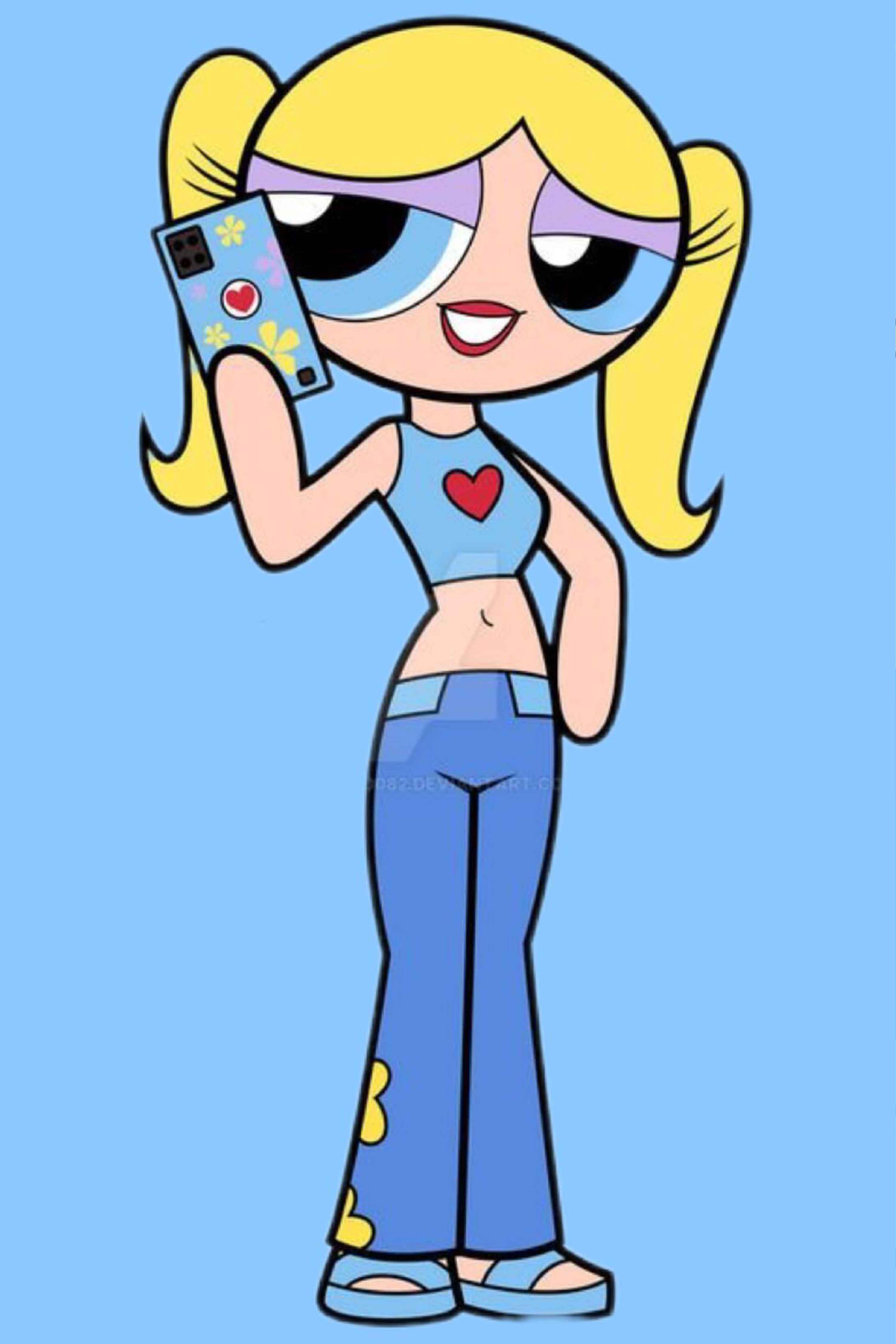 Bubblegum on phone Diamond Painting Kit