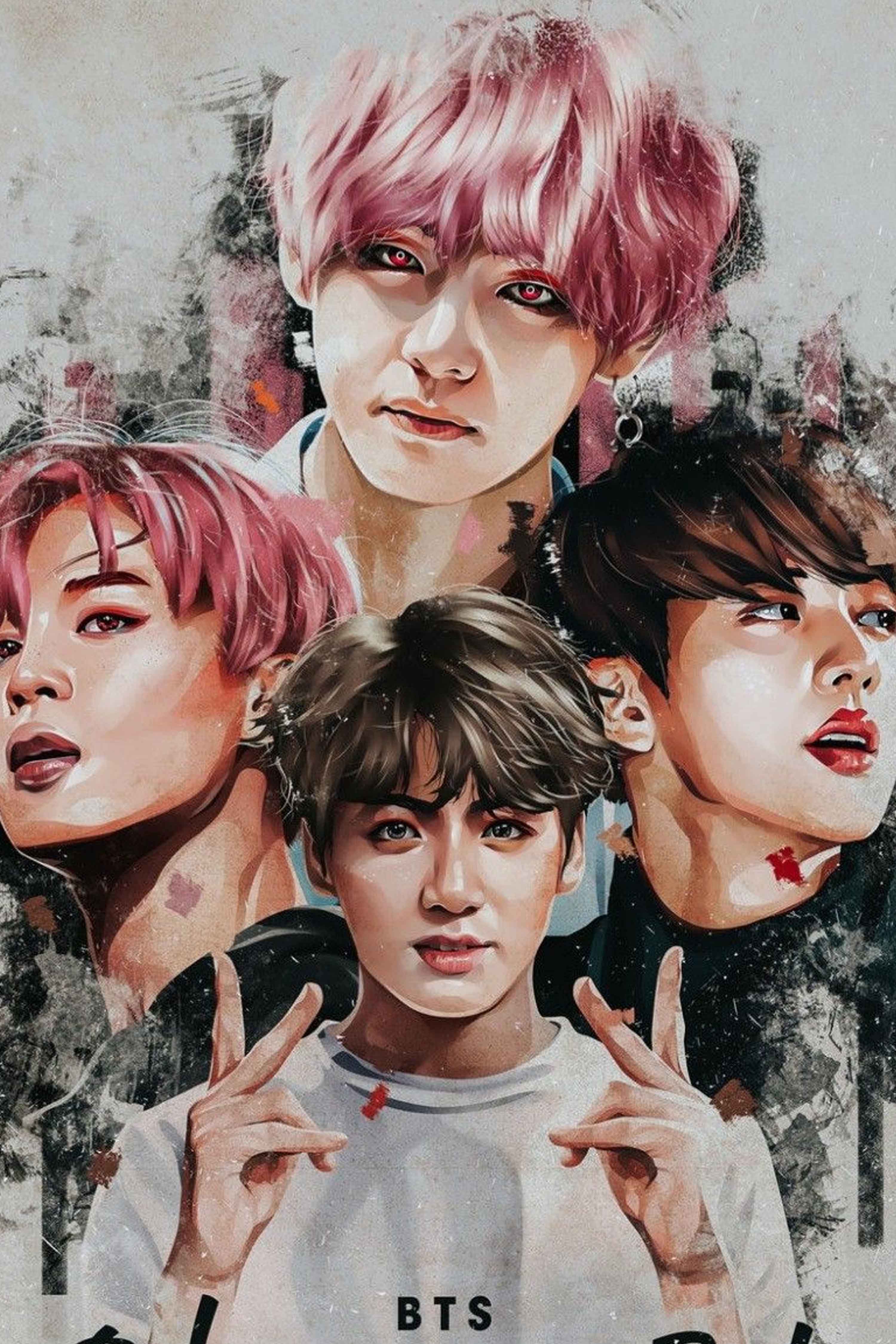 Dark K-pop Royalty Diamond Painting Kit