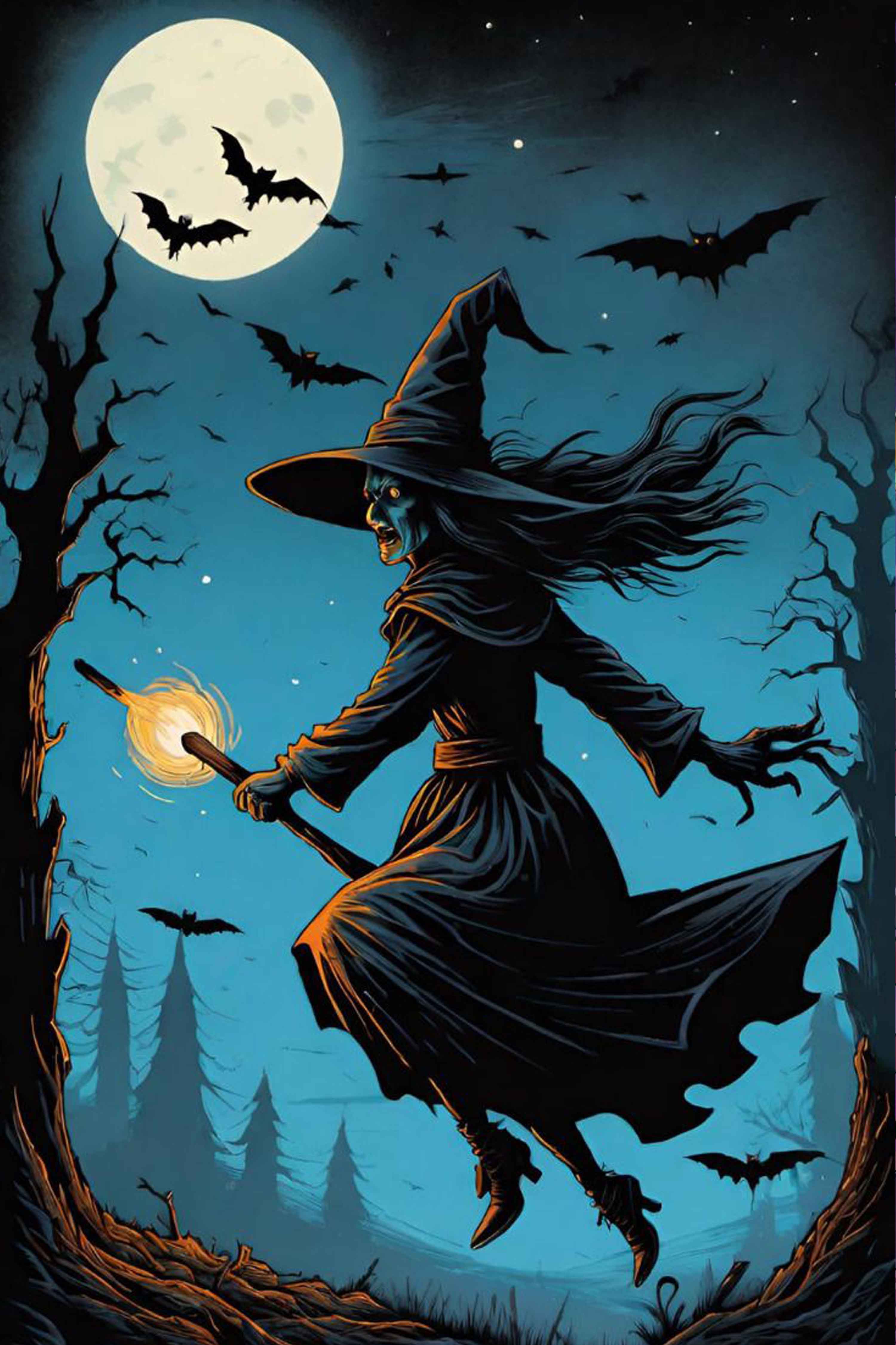 Creepy Halloween Wall Decor Diamond Painting Kit