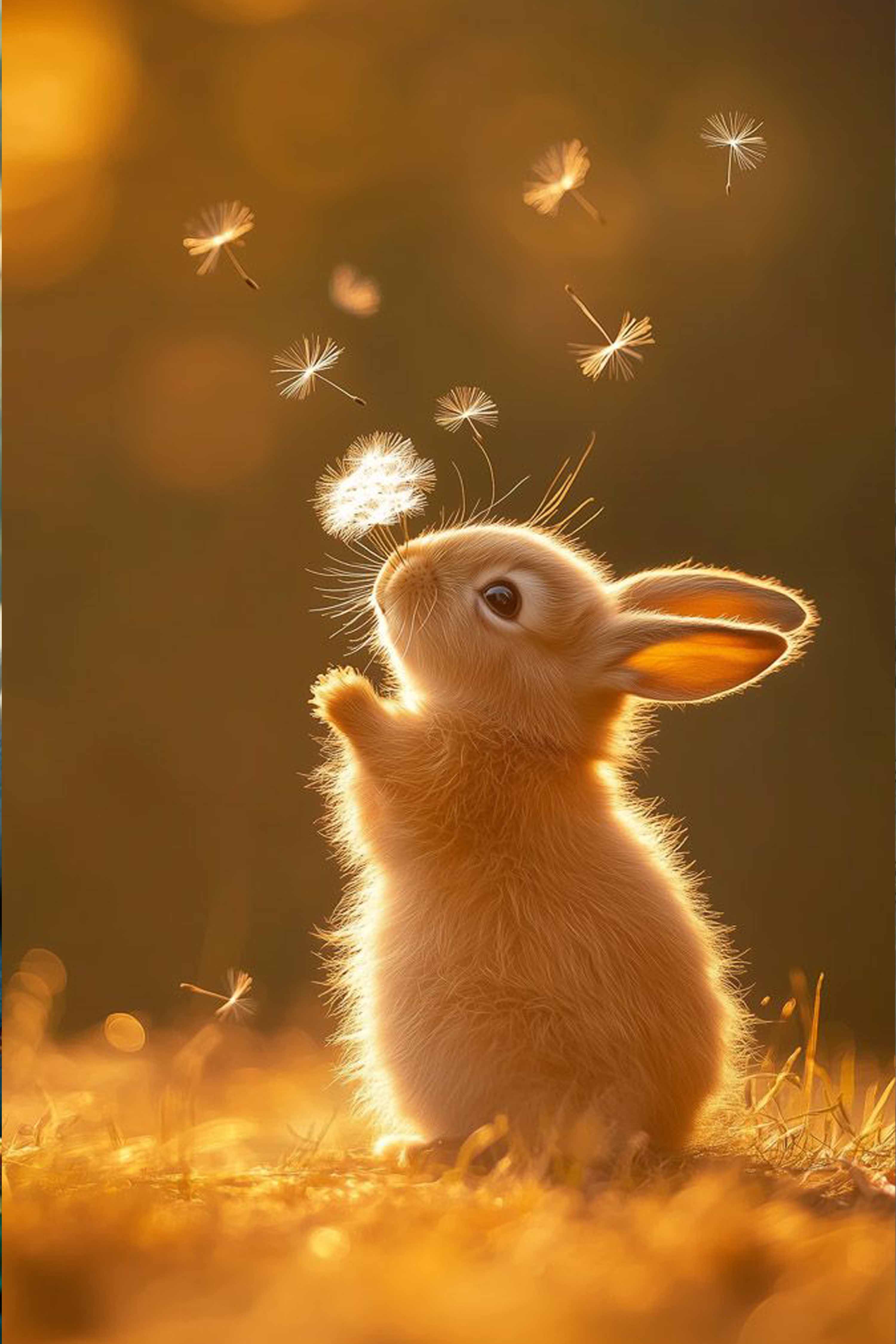 Baby Bunny Wall Art Diamond Painting Kit