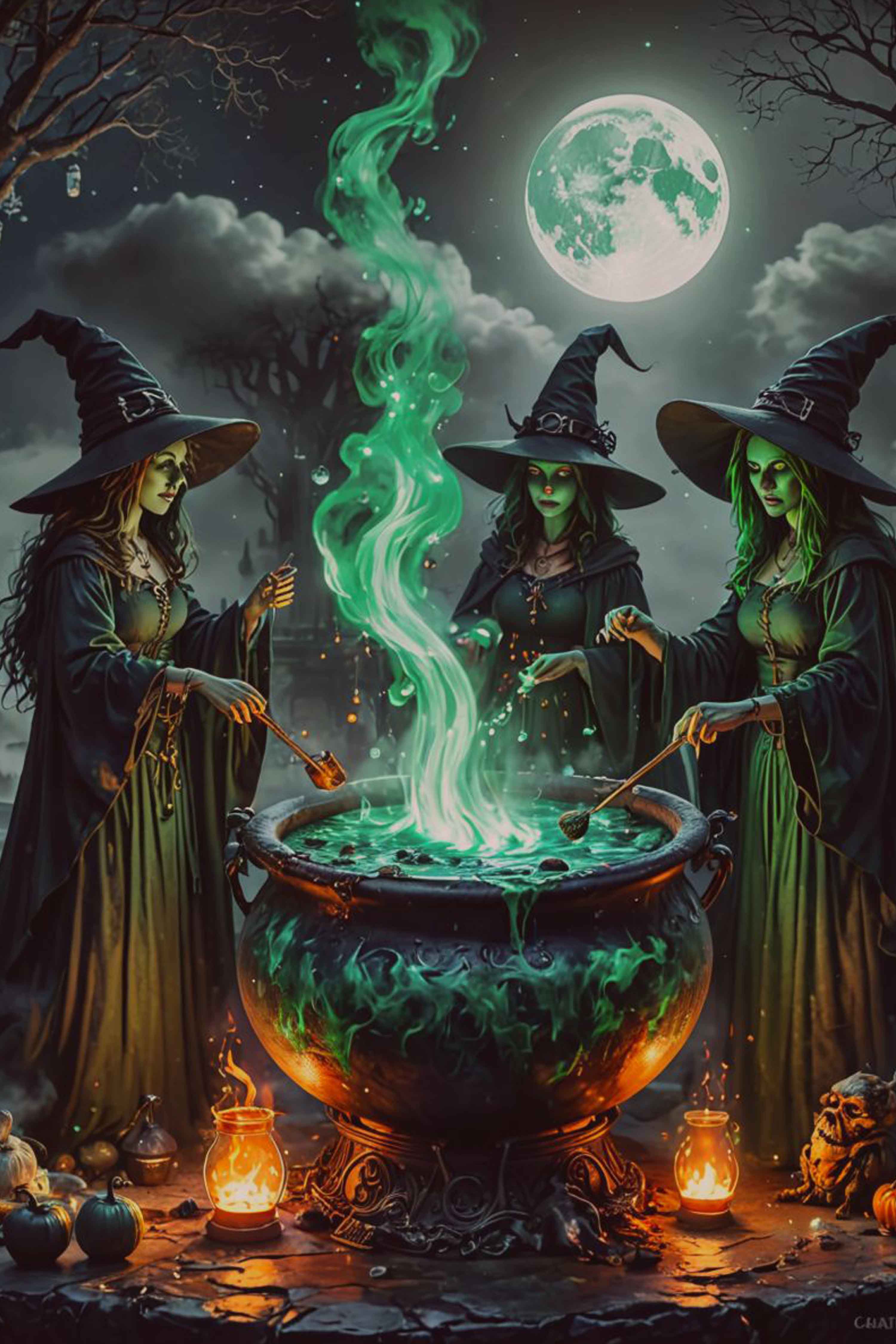 Halloween Fantasy Painting Diamond Painting Kit