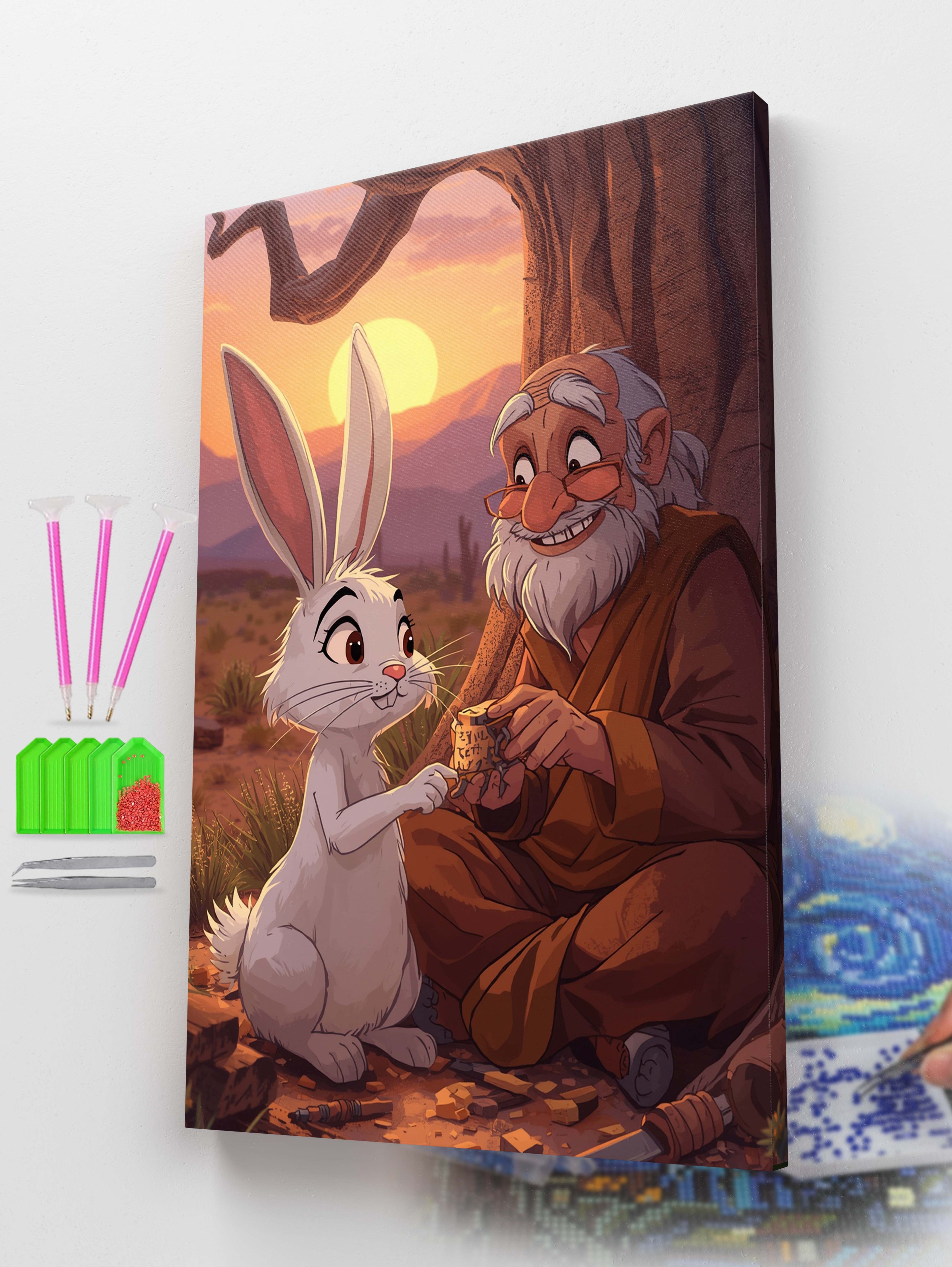 The Rabbit and the Rune Diamond Painting Kit
