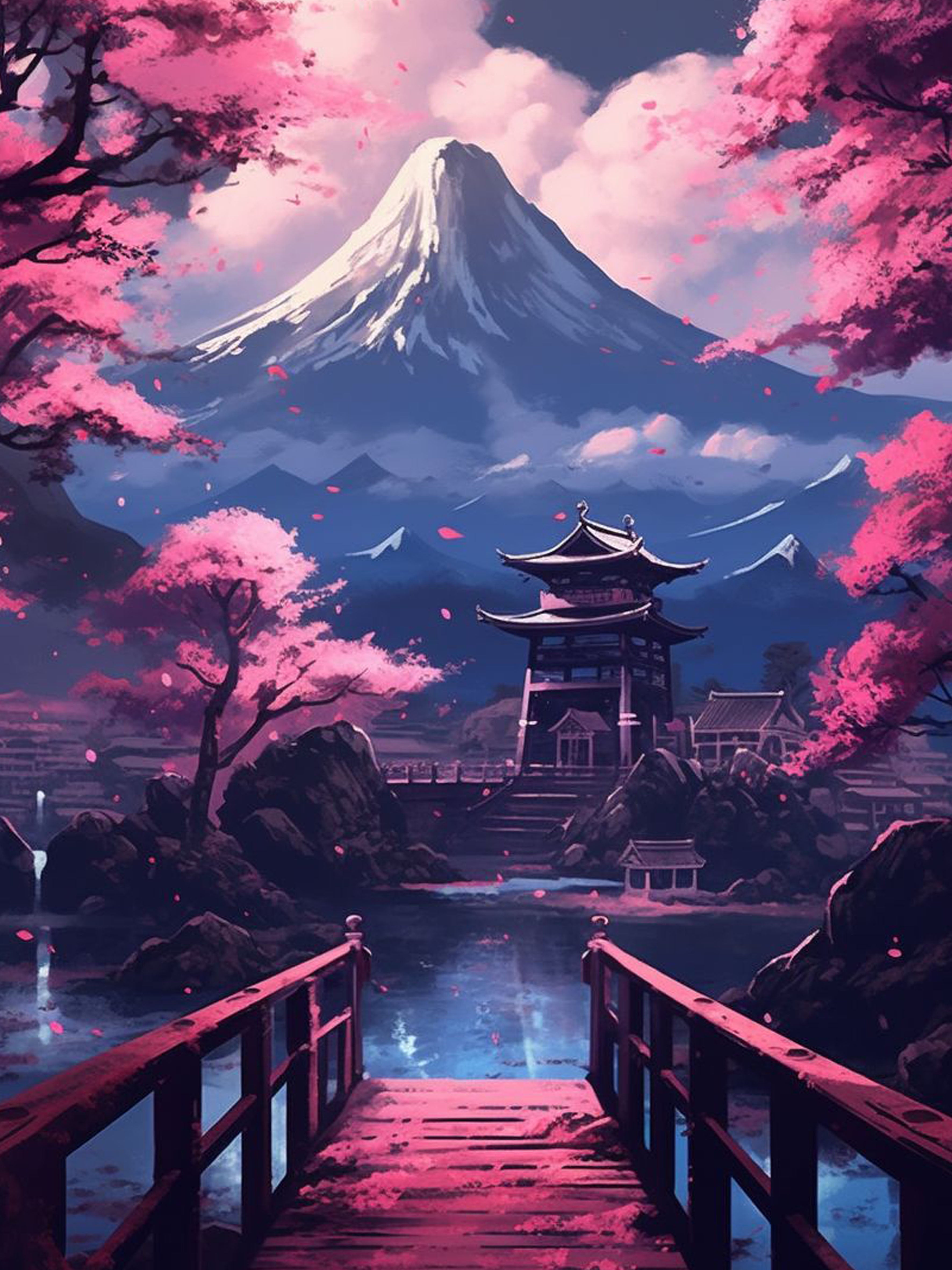 Whispers of Sakura Diamond Painting Kit