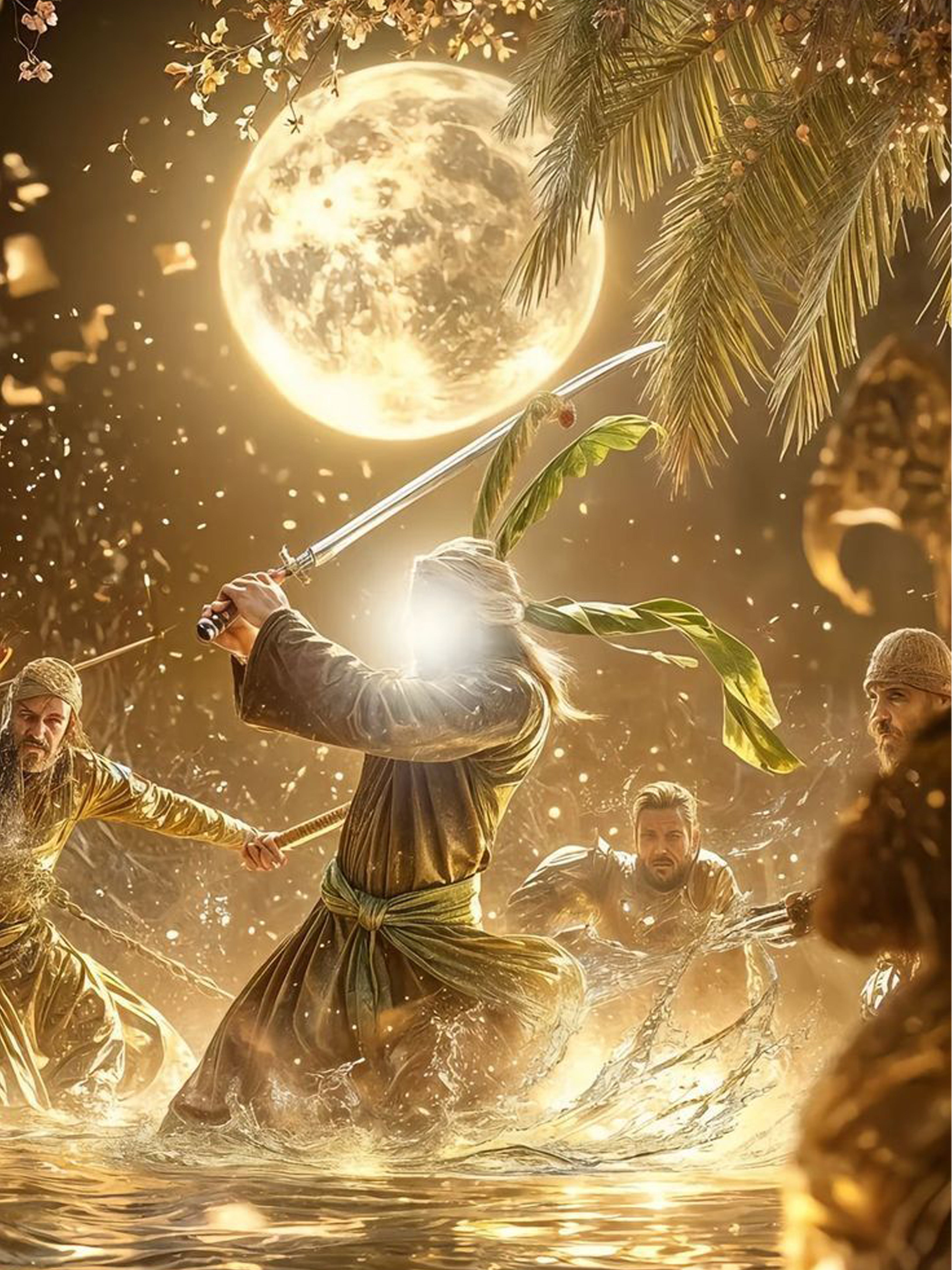 When Heaven Drew Its Sword Diamond Painting Kit