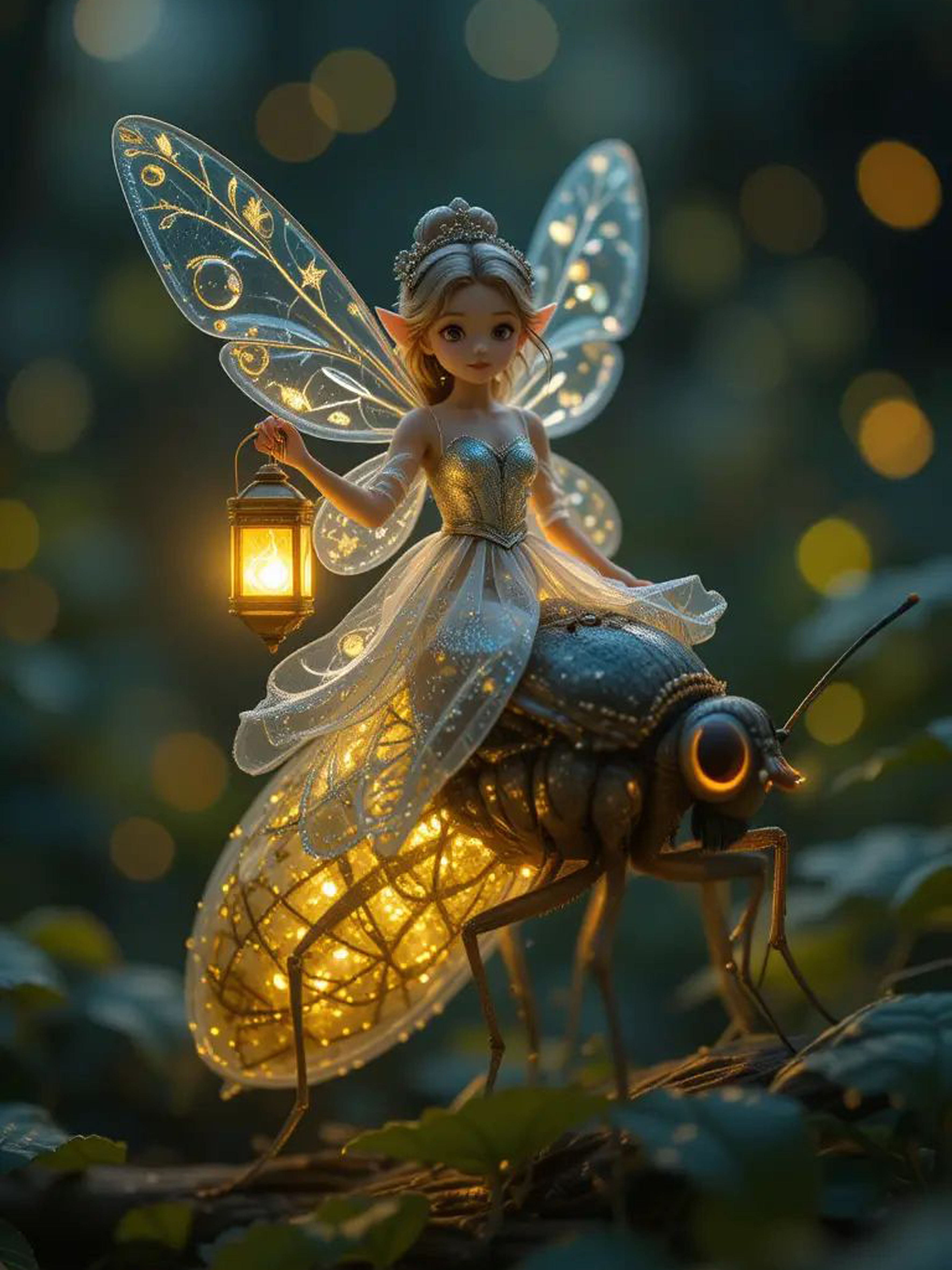 Luma and the Lantern Flight Diamond Painting Kit