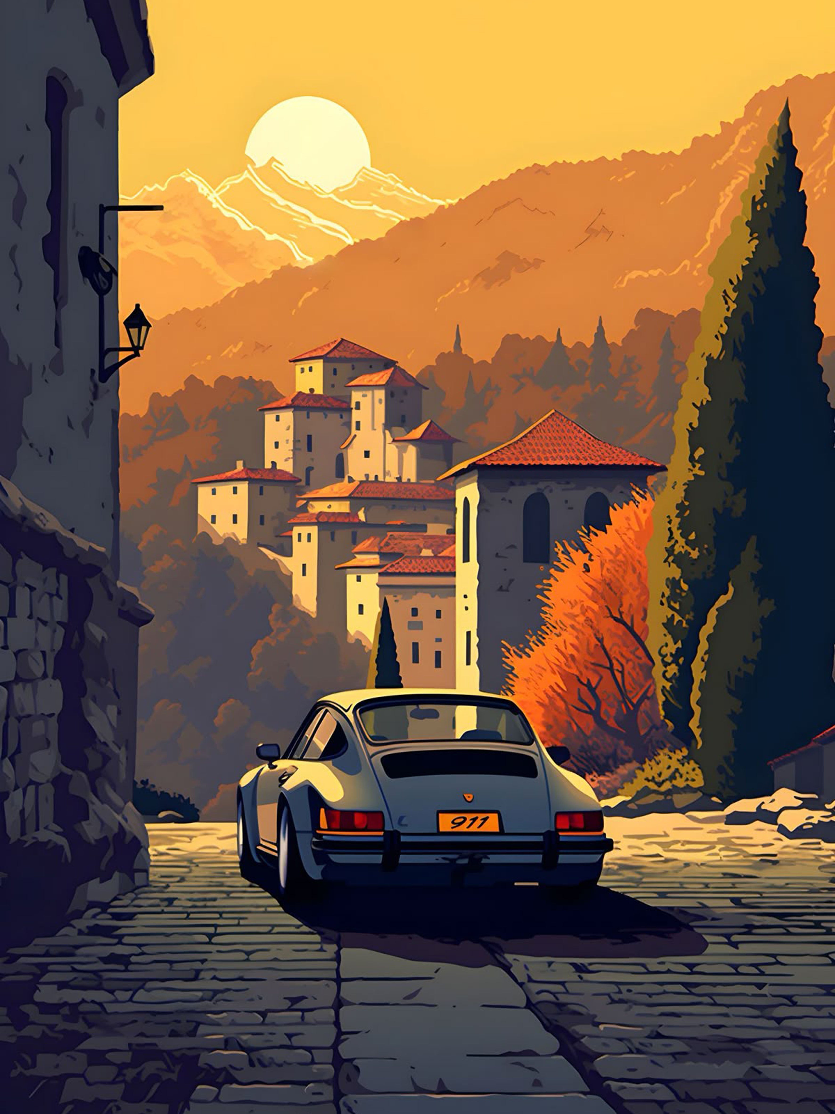 Sunset Tour Diamond Painting Kit