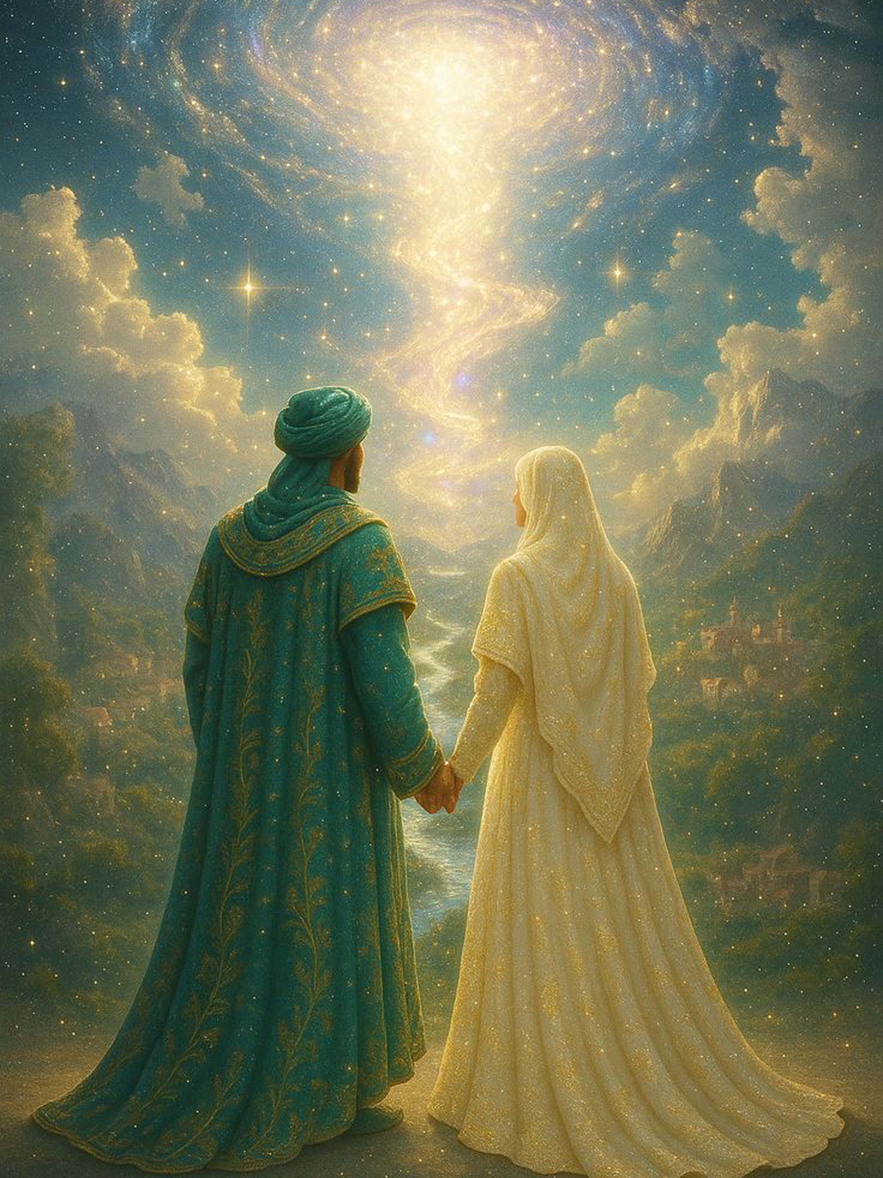 Zawjayn ila al-Noor Diamond Painting Kit