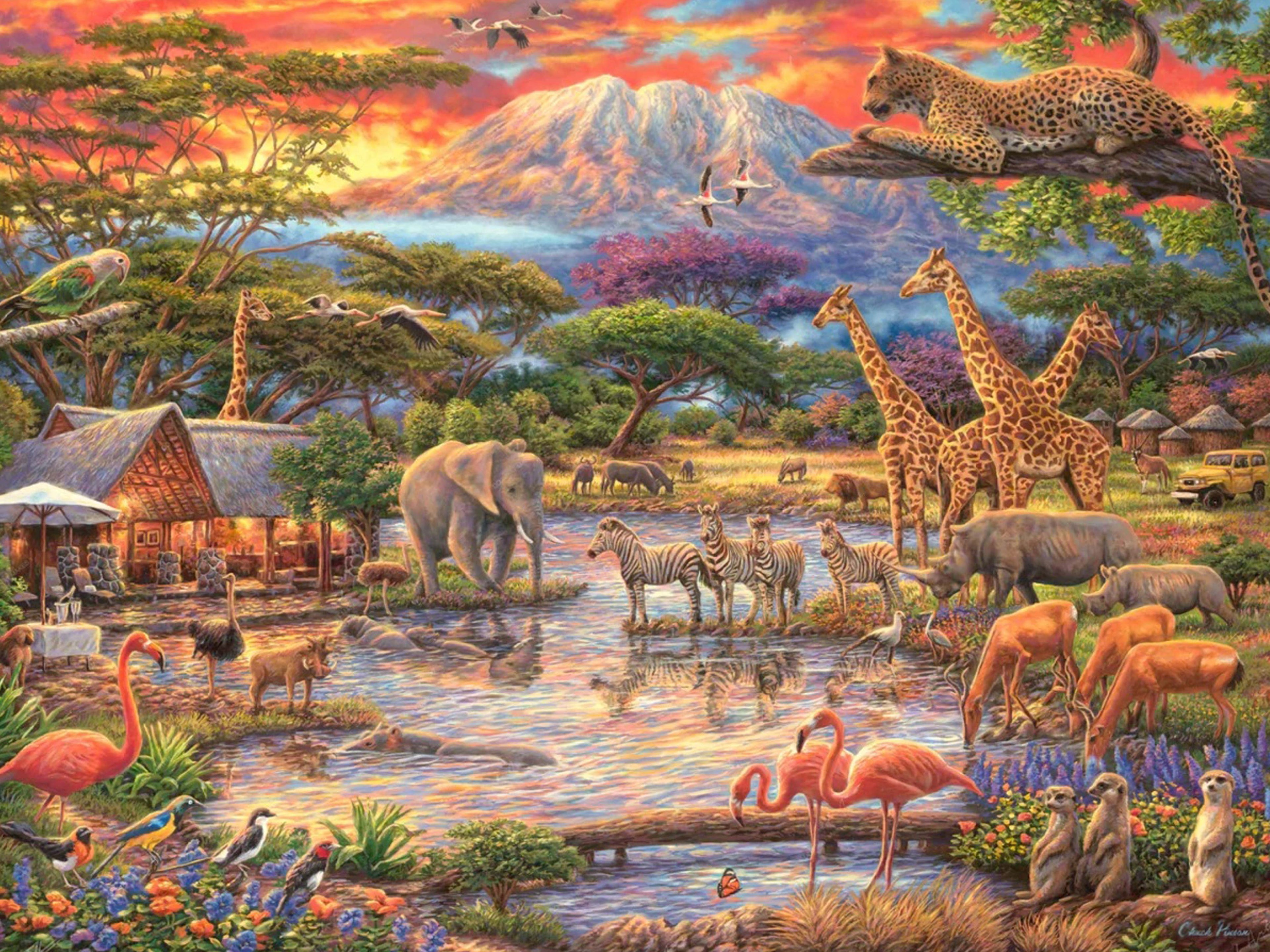 Eden of Africa Diamond Painting Kit