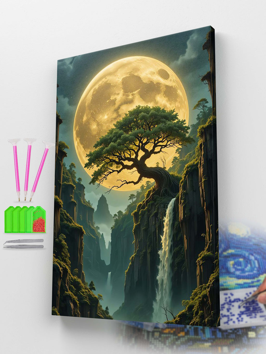 Moonborn Falls Diamond Painting Kit
