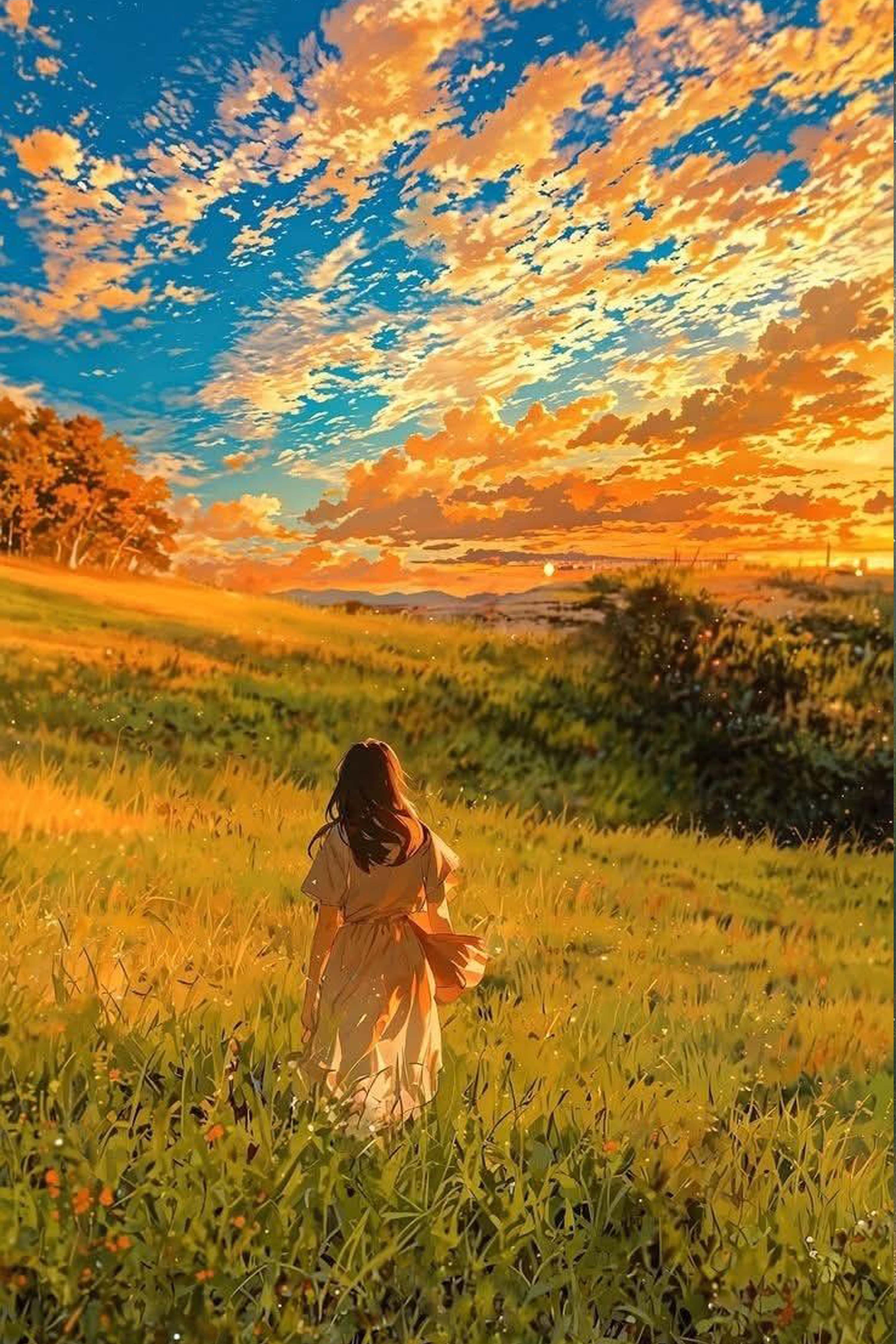 Golden Hour Wanderer Diamond Painting Kit