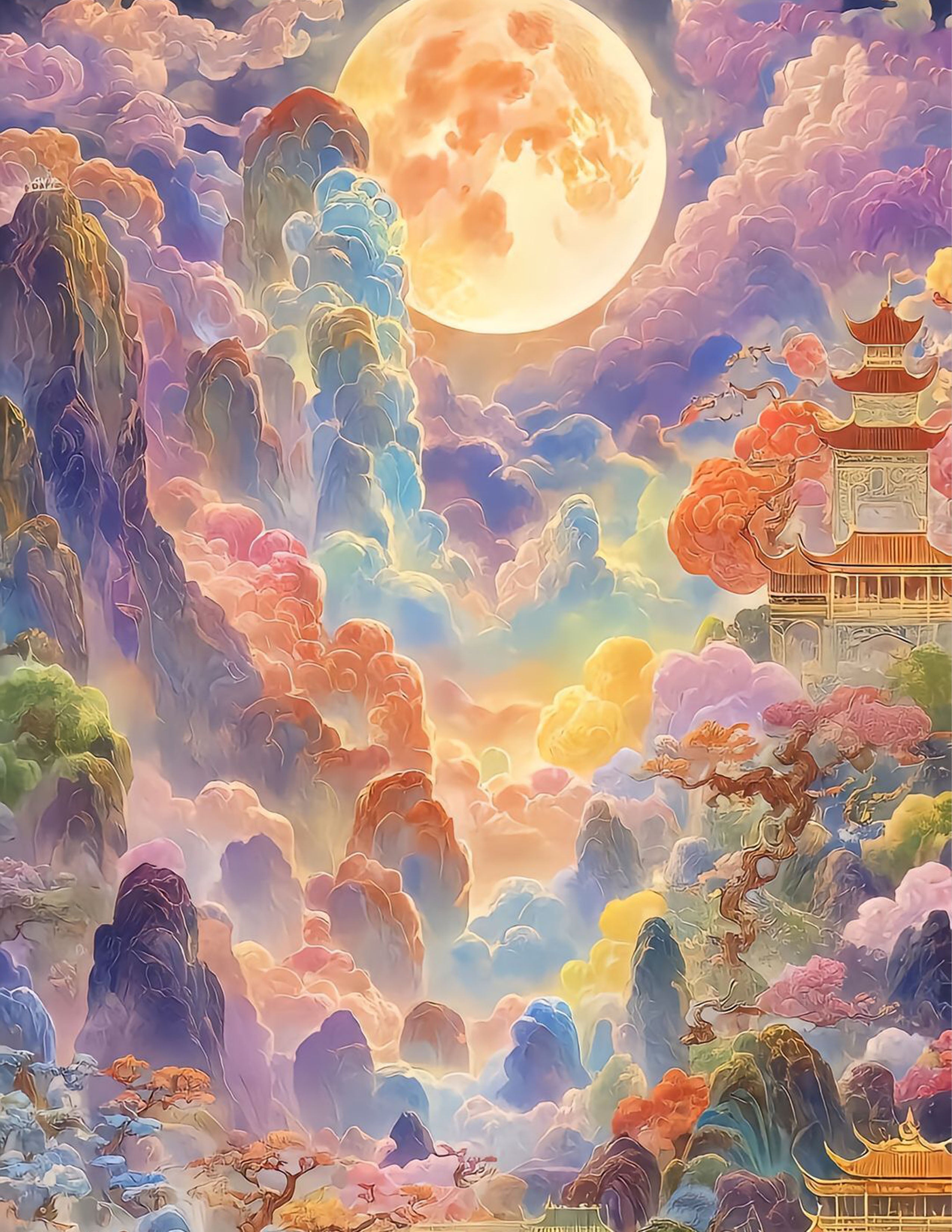 The Cloud Garden Diamond Painting Kit