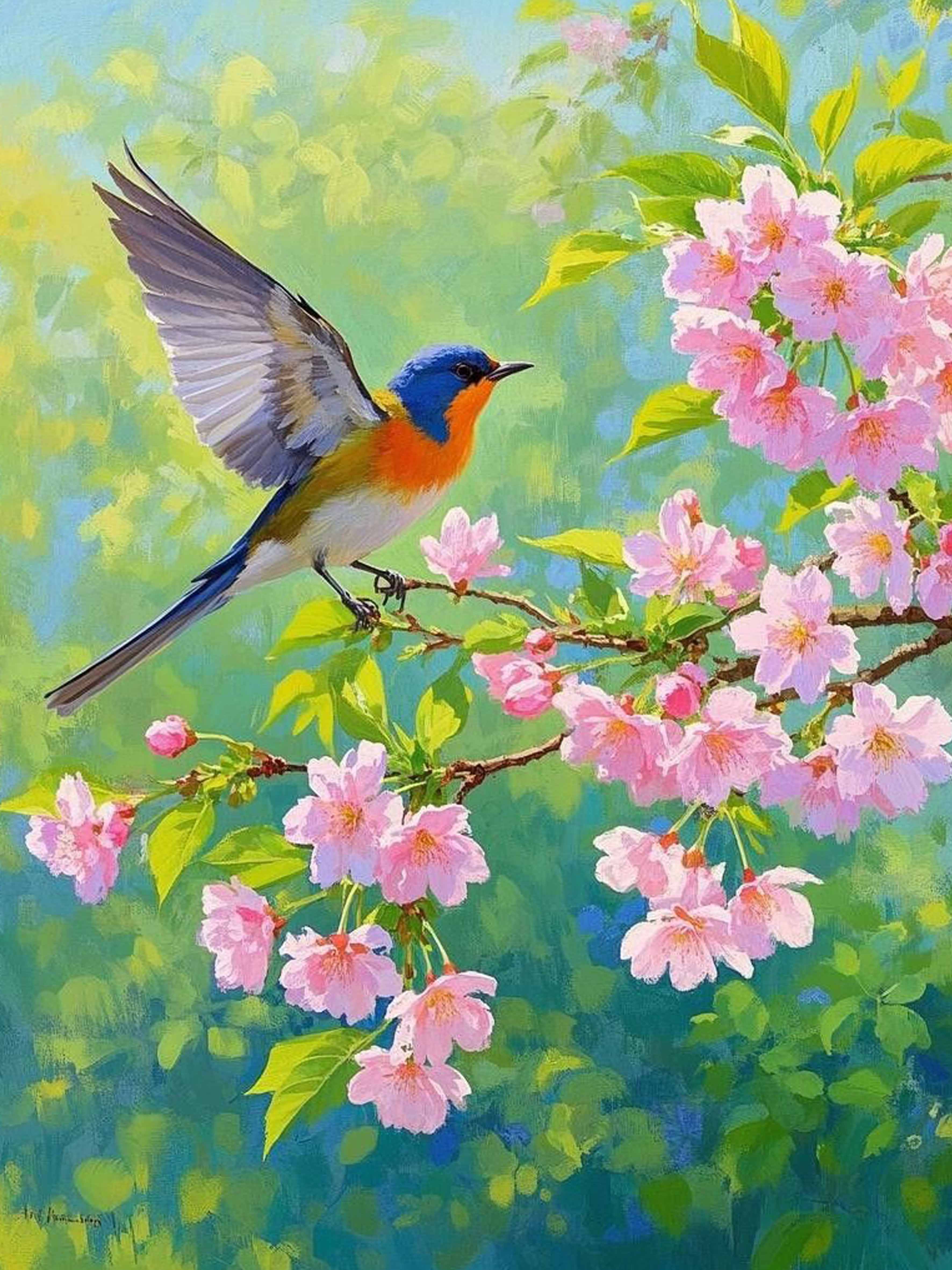 Sakura Serenade Diamond Painting Kit